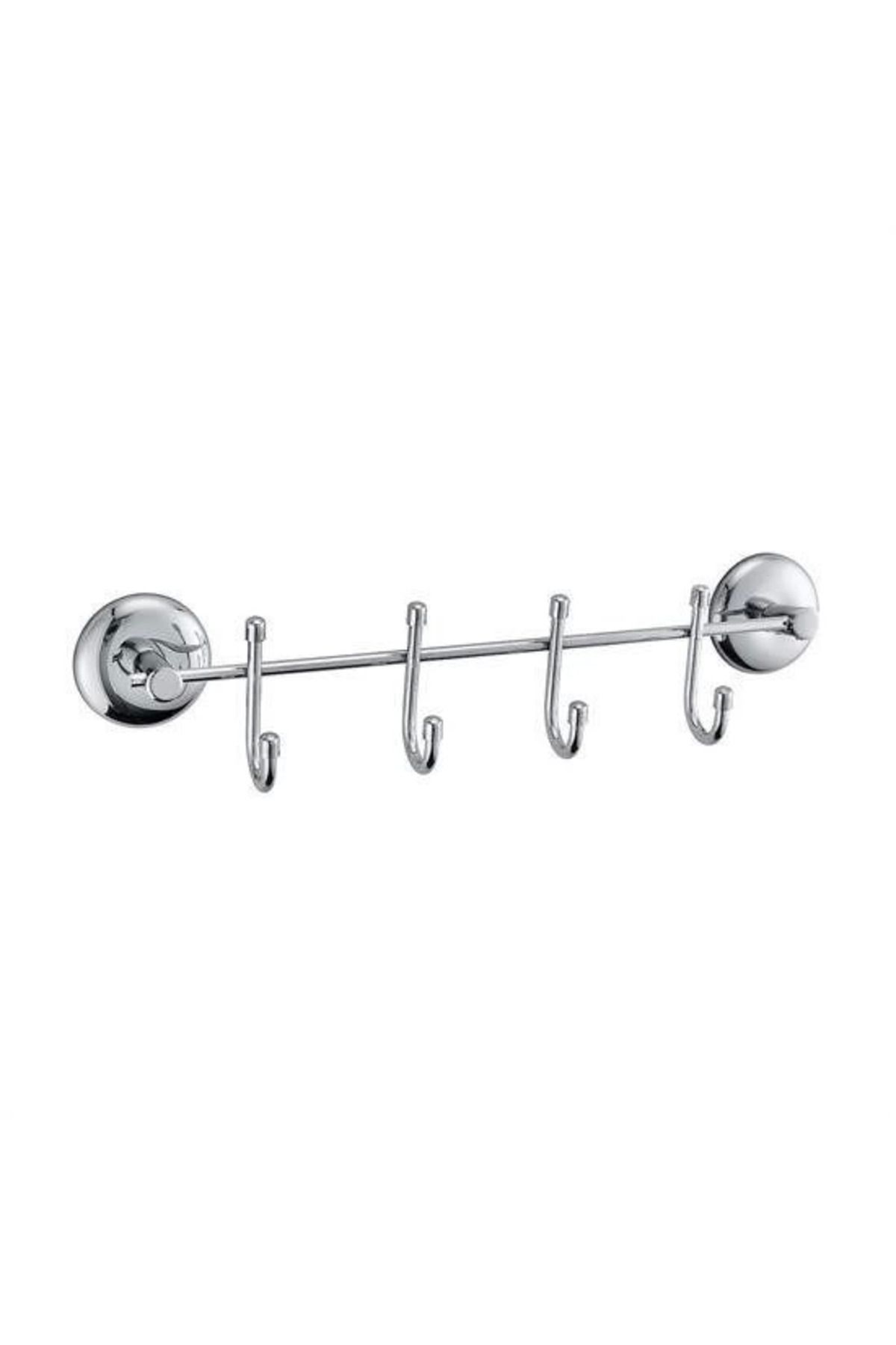 ÖYKÜ VE YİĞİT 4 Kancalı Dekoratif Askılık Mutfak Banyo Duvar Yüzeyi Askısı