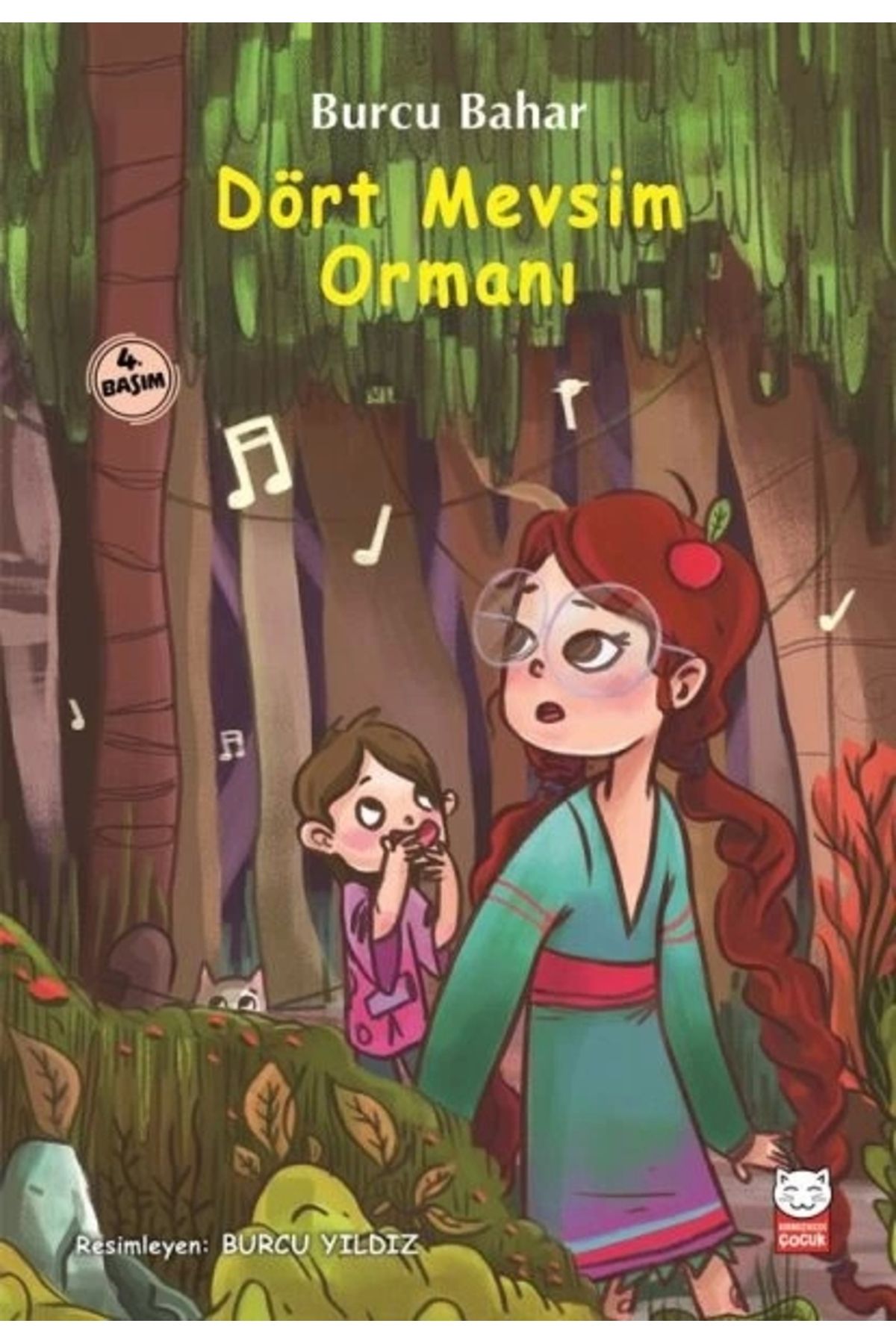 Kırmızı Kedi Çocuk Dört Mevsim Ormanı