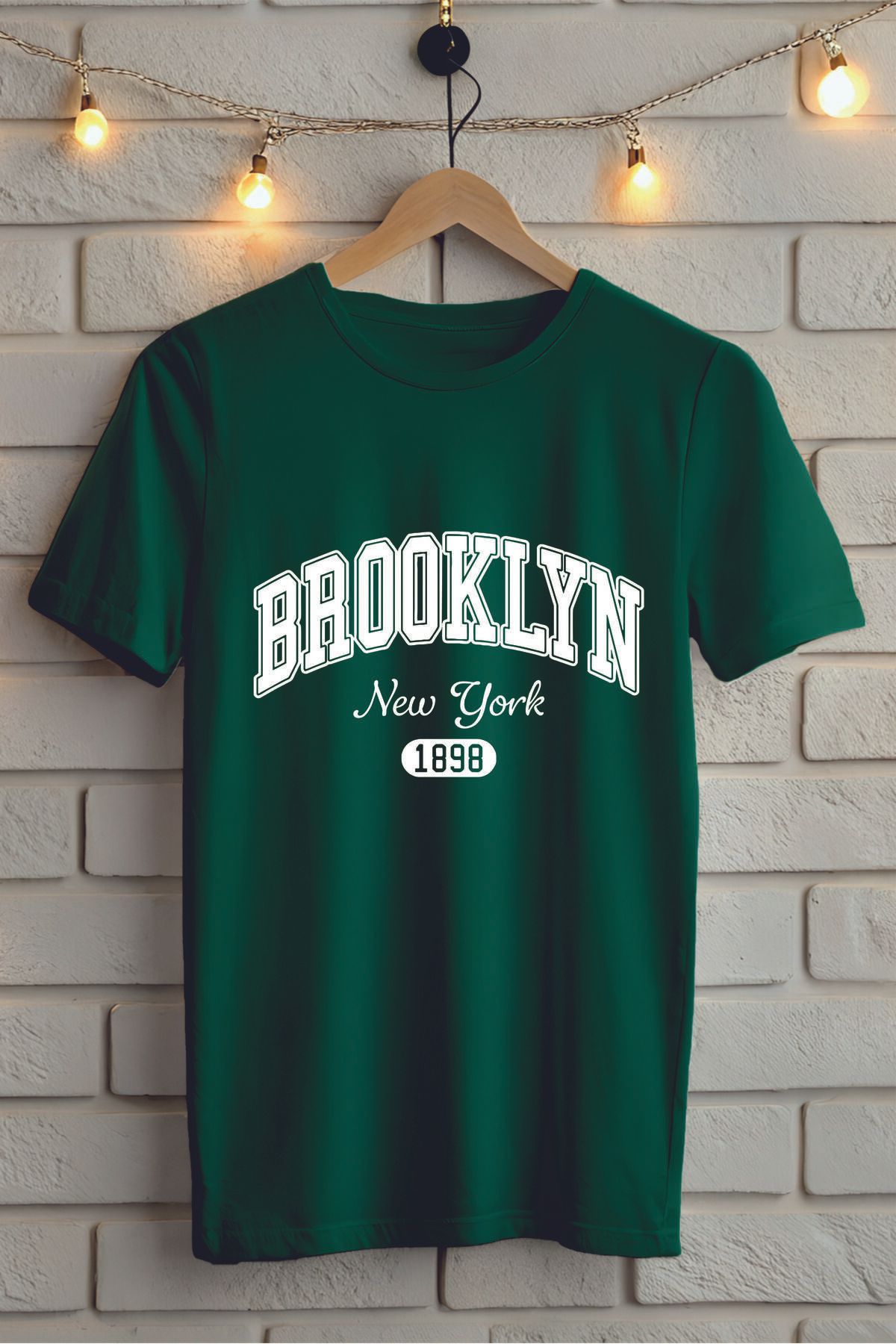 ModaSphere Brooklyn Baskılı Unisex Tişört