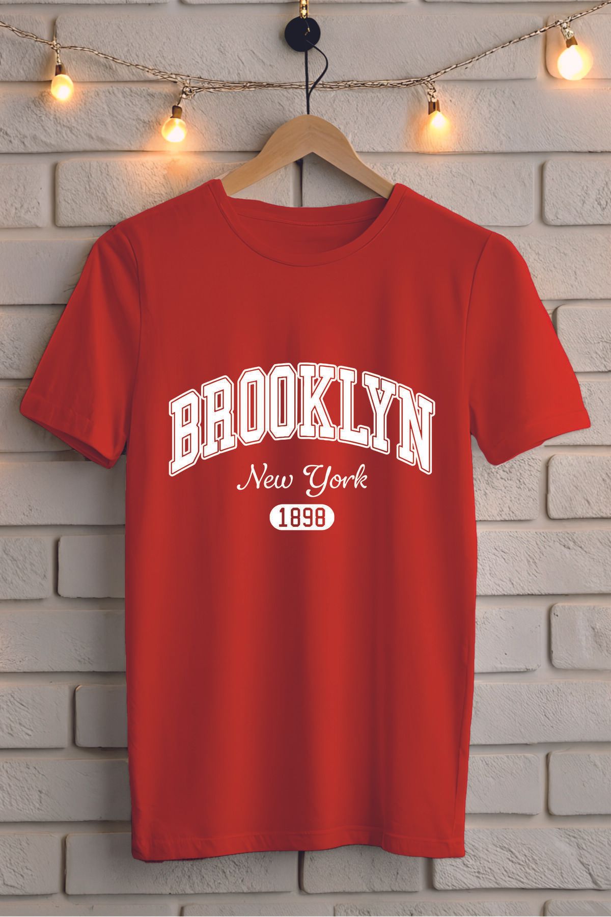 ModaSphere Brooklyn Baskılı Unisex Tişört