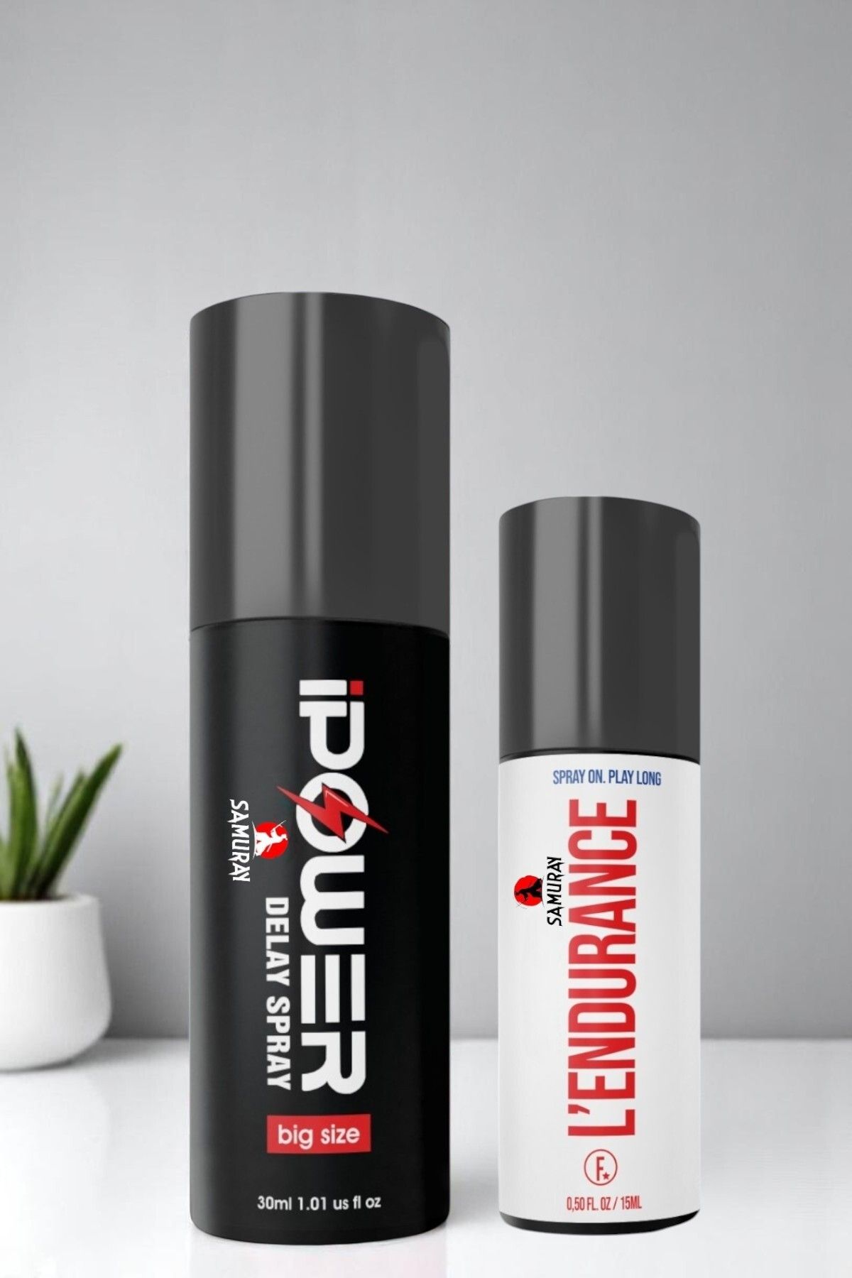 SAMURAY Karşıtı Güçlü Set: 30 ml + 15 ml Geciktiricili Sprey
