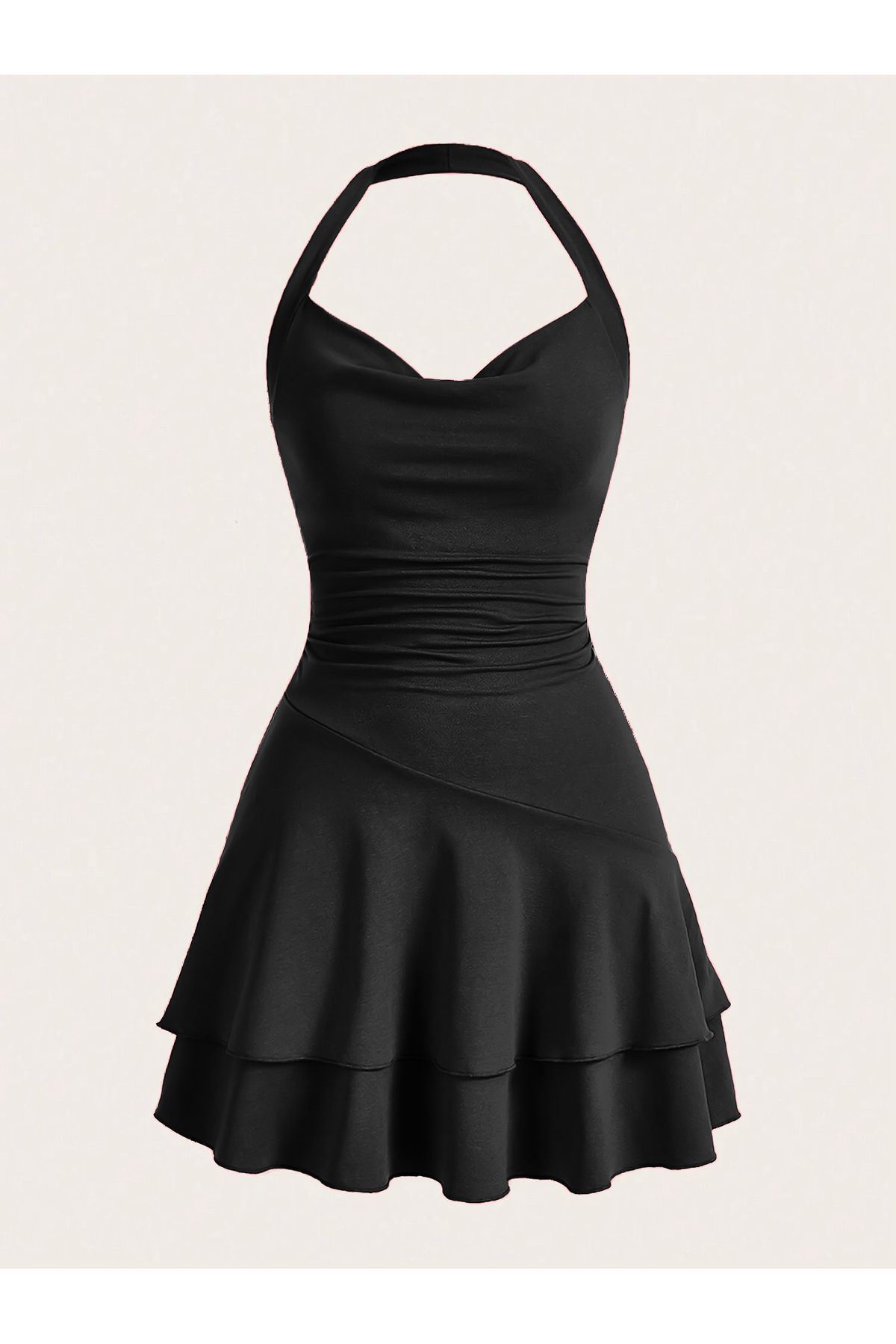 ÖZGESTORE Boyundan Askılı Mini Elbise