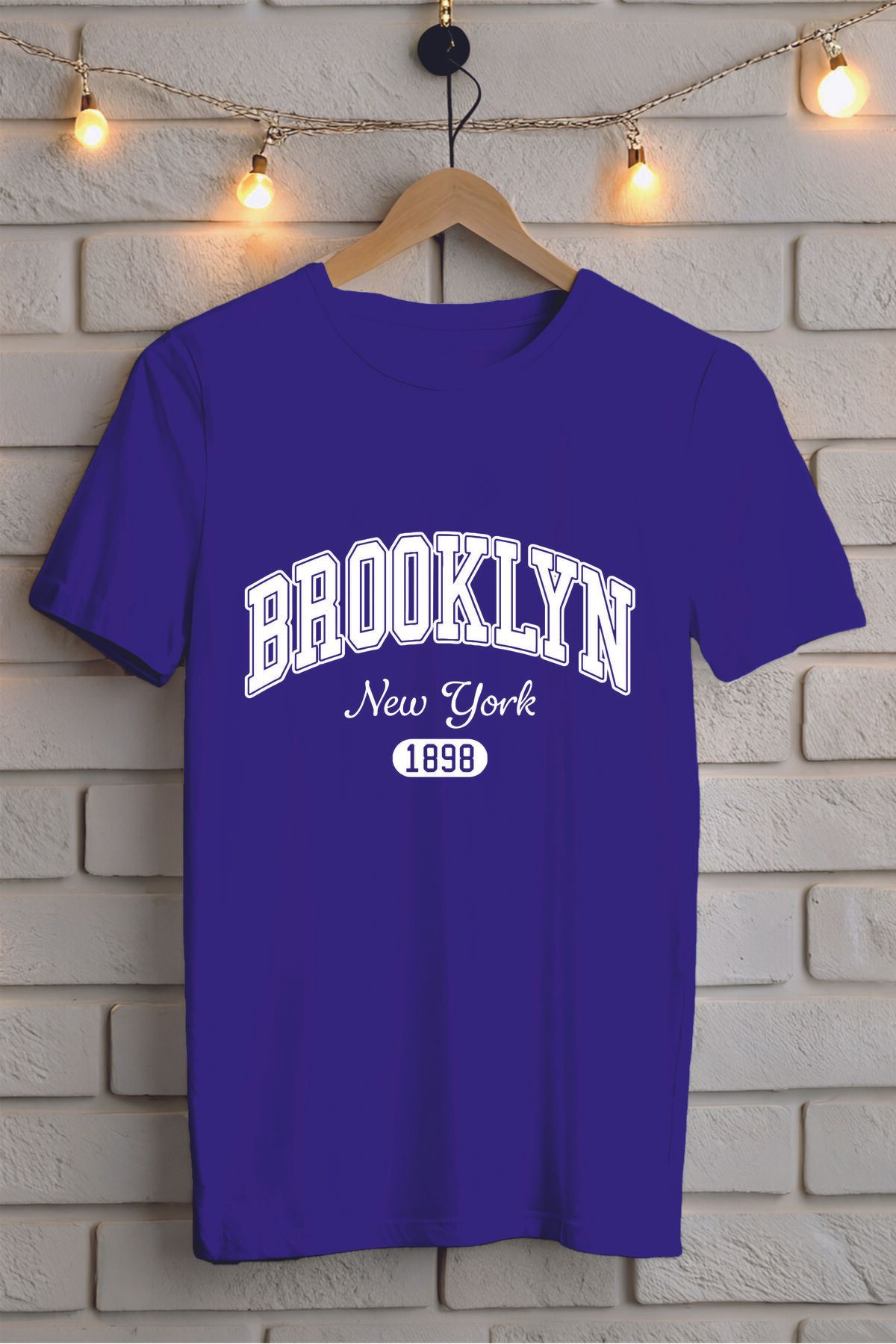 ModaSphere Brooklyn Baskılı Unisex Tişört