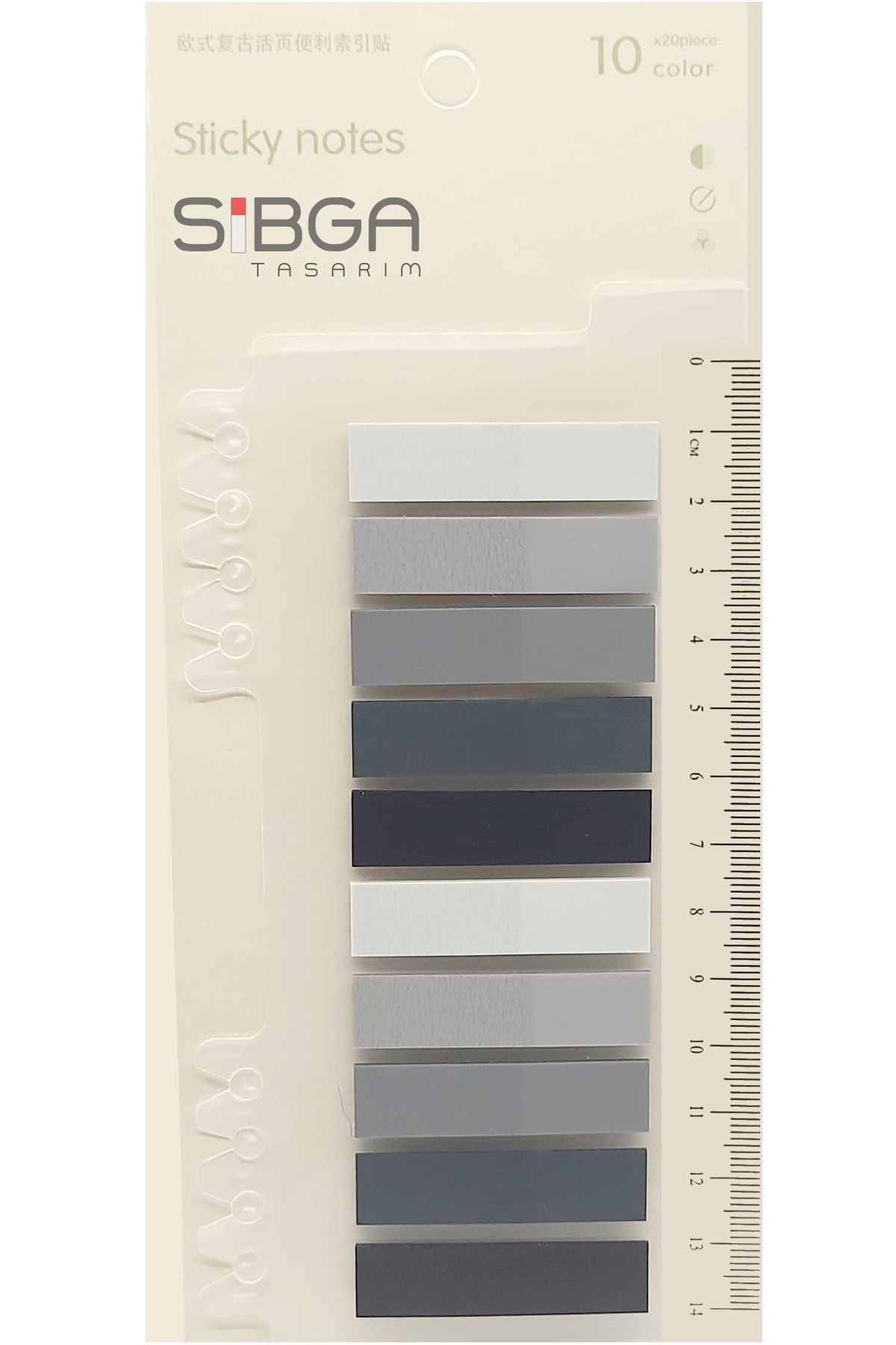 sibga tasarım Şeffaf Renkli Postit Post-it Post It. Kitap Ayracı Ayraç Postit Sticker Not Kağıdı 200 yaprak