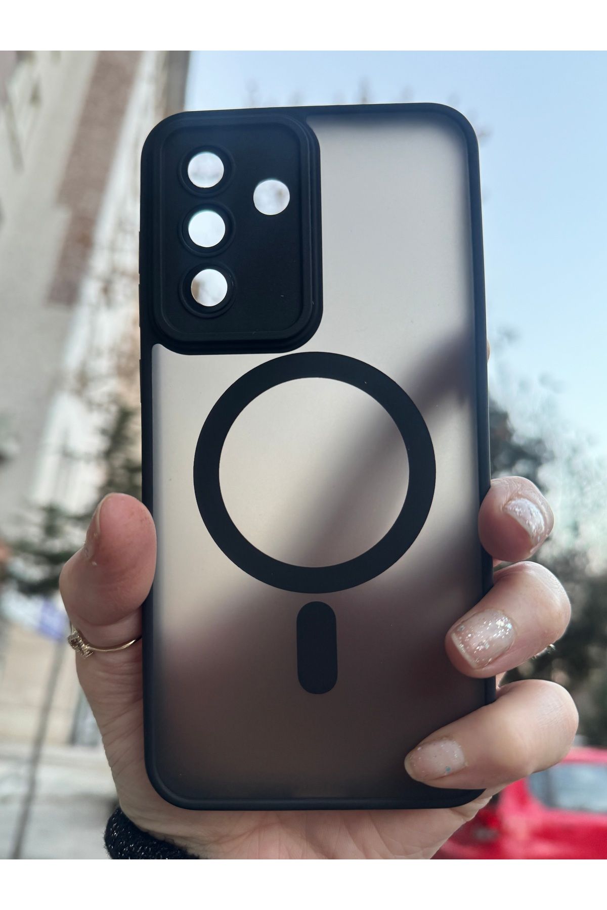 DÜNYA AKSESUAR Samsung Galaxy A36 Lens Korumalı Kılıf Mat Darbe Önleyici Tam Koruma Silikon Kılıf