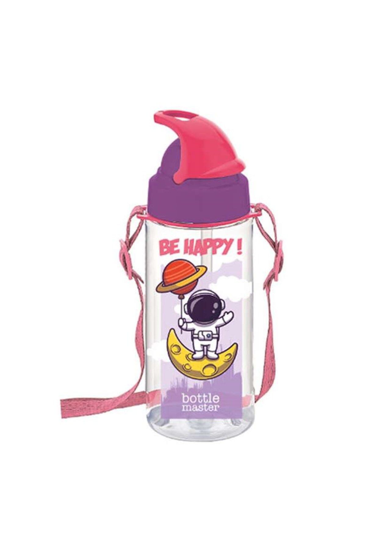 TEKNO İSTANBUL Tritan Desenli Matara 500 ml Mor