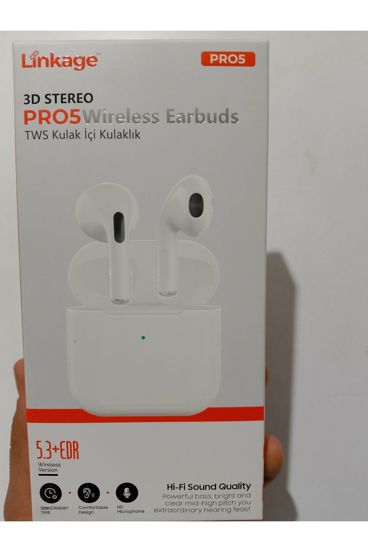 Aydoganticaret44 Bluetooth Kulaklık Şarj Edilebilir Kablosuz Kulaklık - Yüksek Ses Kalitesi - Pro5s