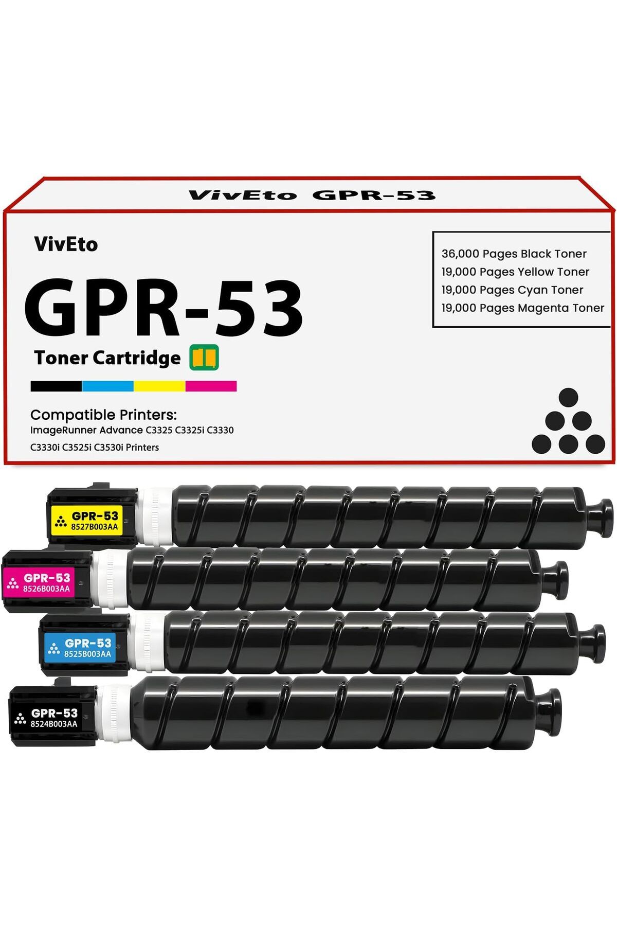 Canon EXV49 MUADİL C3320/C3320i/C3325i/C3330i/C3520i/C3525i/C3530i TAKIM