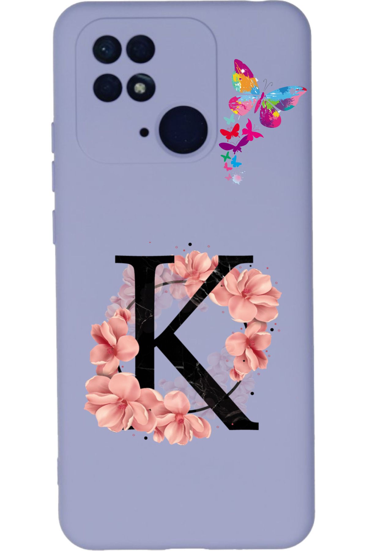 Rotaks Xiaomi Redmi 10c Uyumlu Kılıf Lansman Kadife İç Yüzey İsme Özel Baskılı