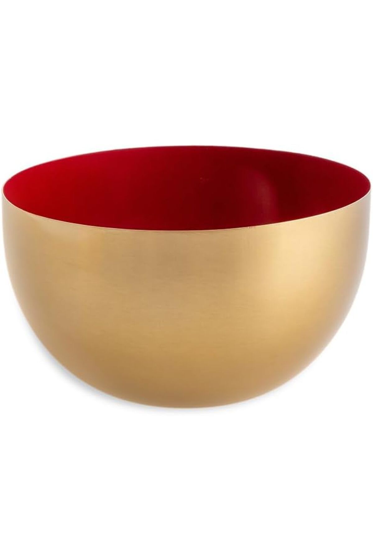 Mu Art Ahşap Mrt Capella Kırmızı Yuvarlak Servis Kasesi 15 cm Art 871301