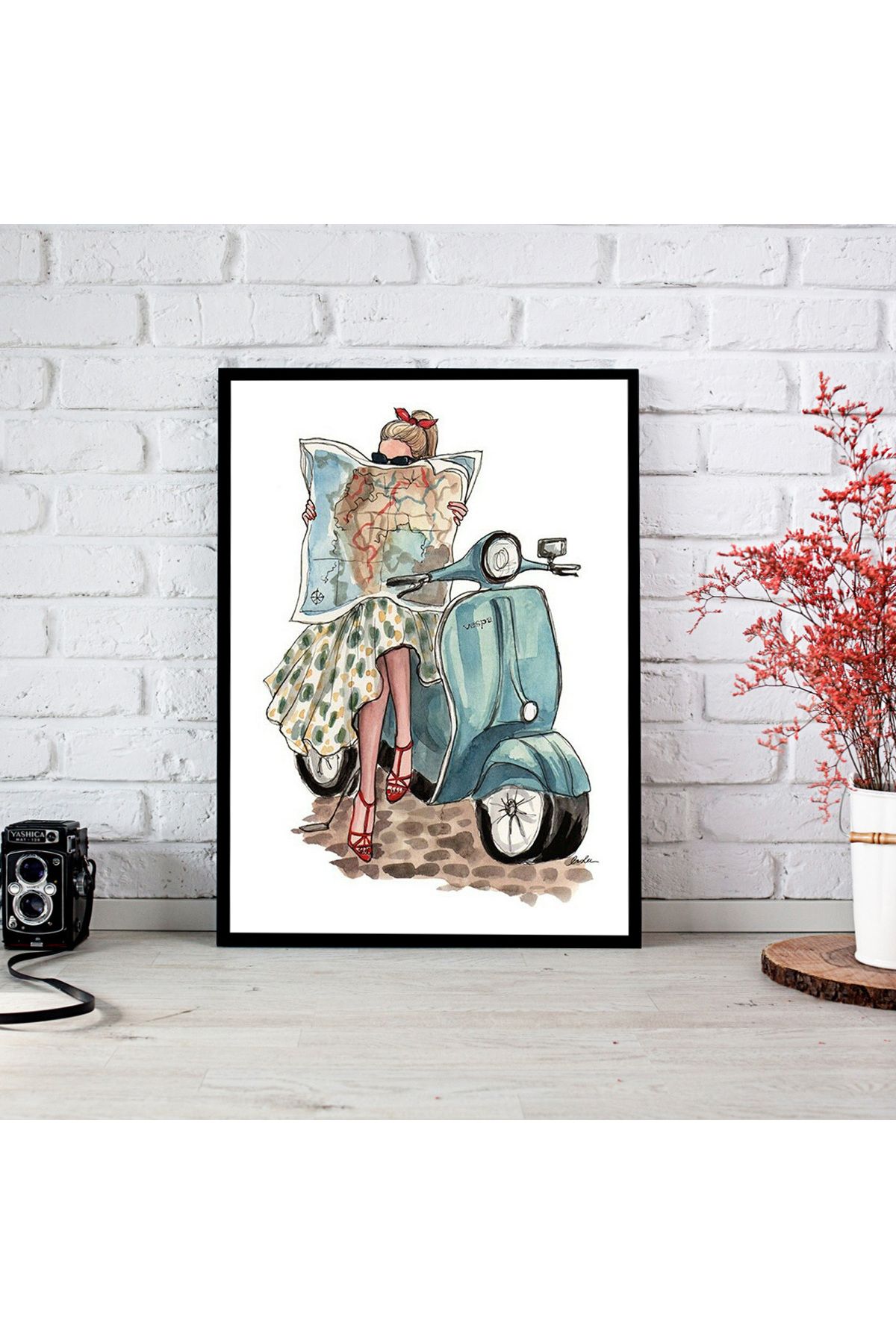 woodsia Ahşap MDF Poster Tablo Çerçevesiz MDF_TEK1485