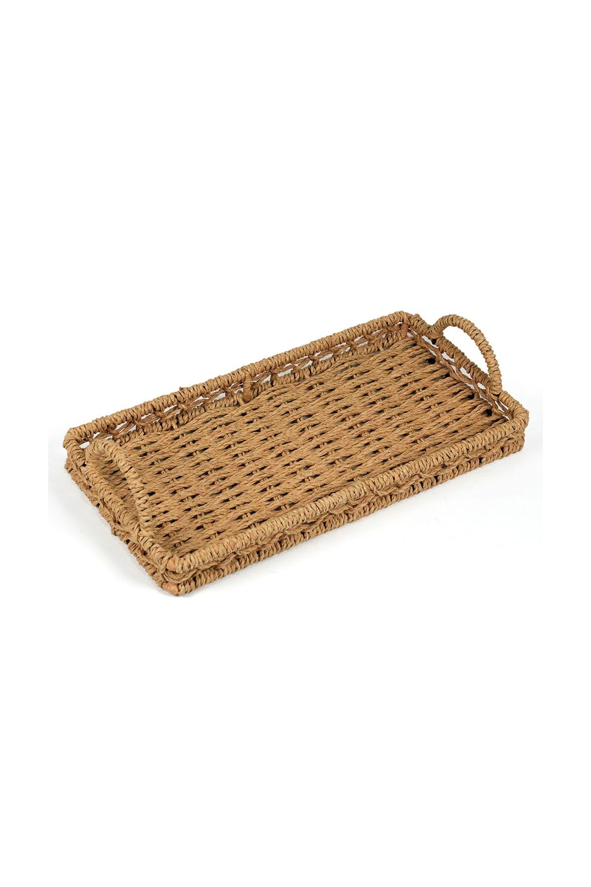 ASPARTAM Rustica Dekoratif Tepsi - Bej - 30 cm