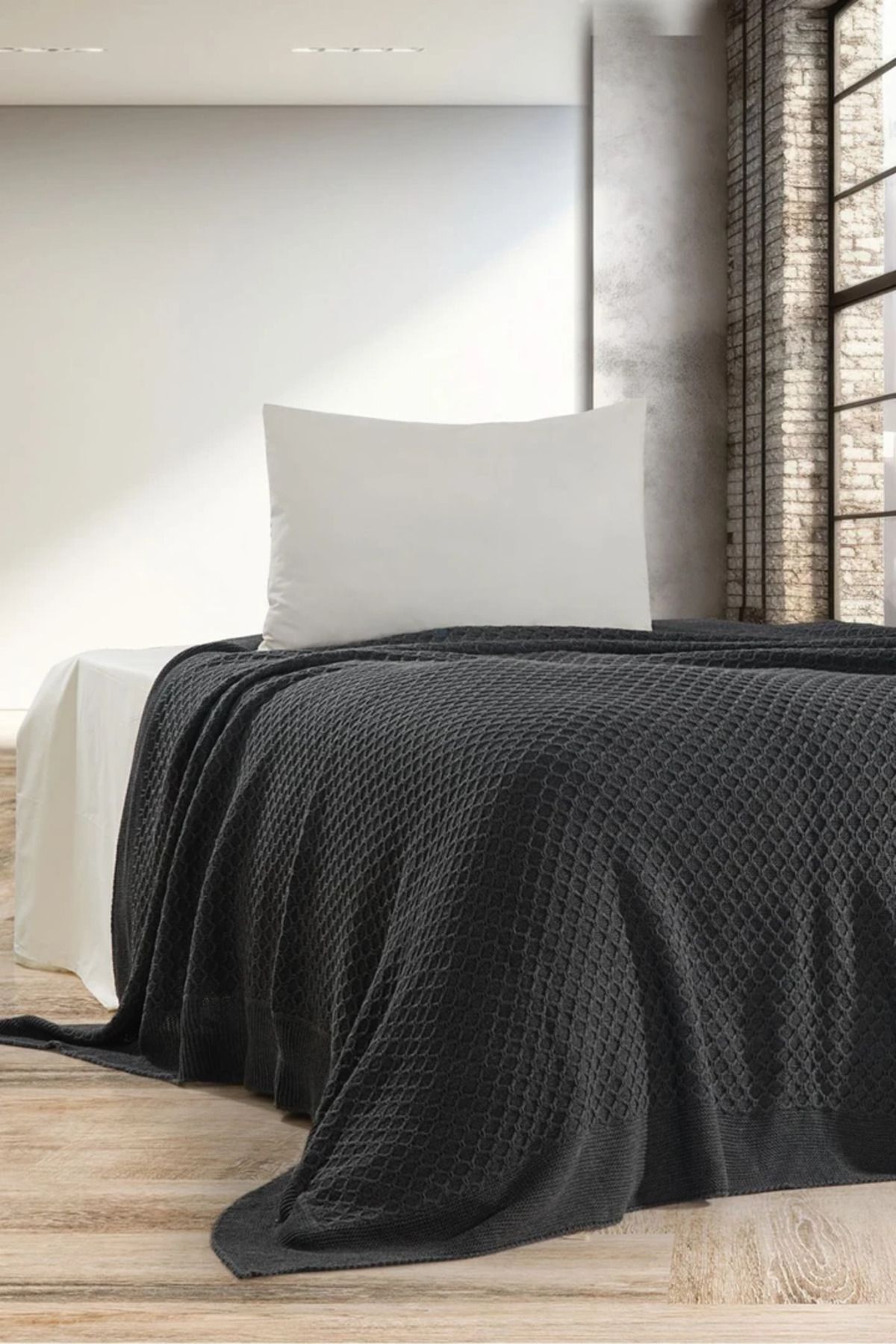 DOUX HOME Simon Triko Yatak Örtüsü Tek Kişilik 180 X 230 Cm