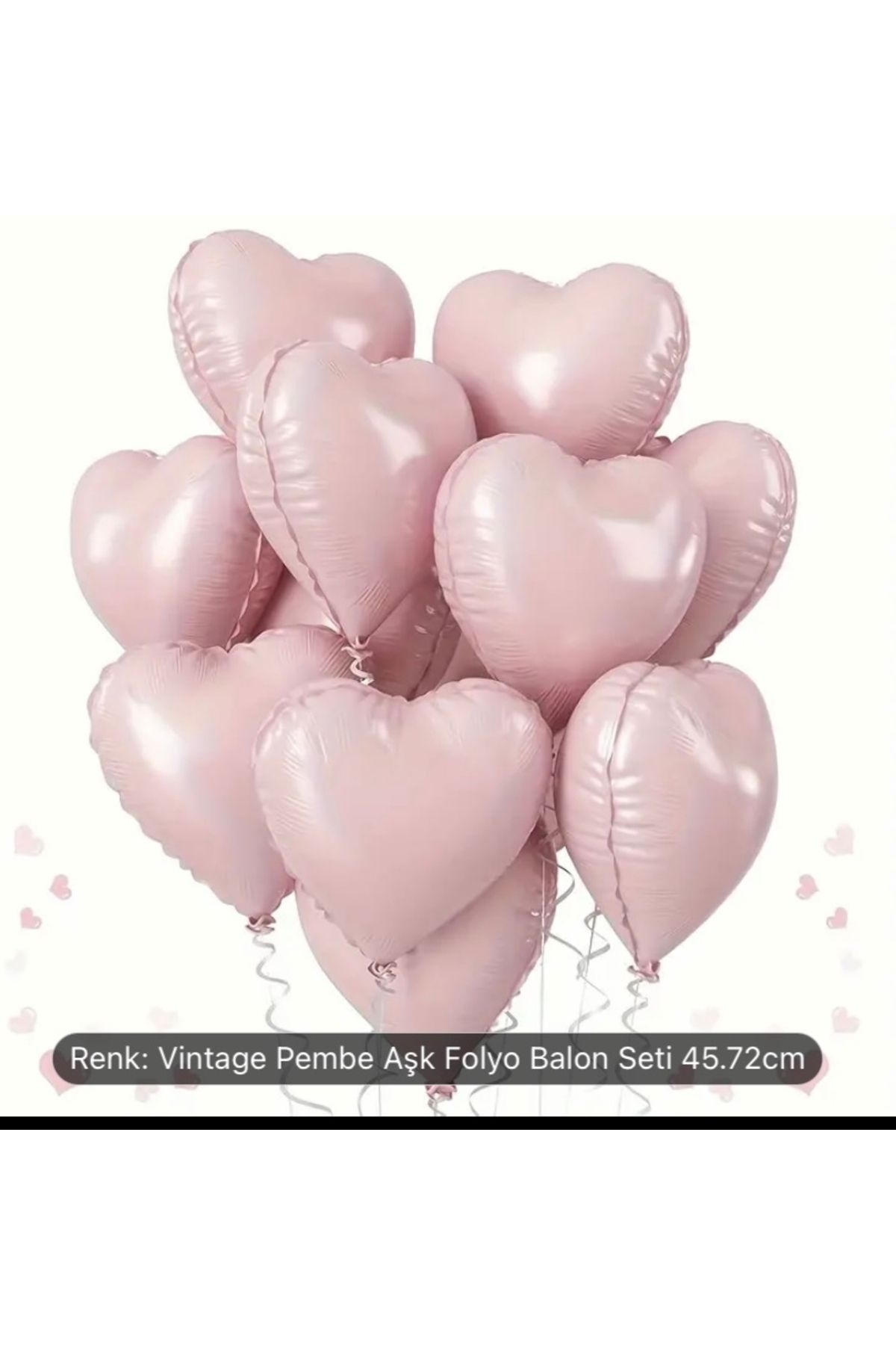 KARNAVAL DÜNYASI 5 ADET PEMBE TONLARINDA KALPLİ BALON