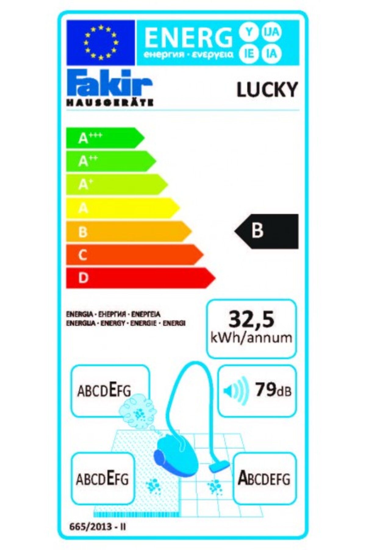Fakir-Vertikálny a ručný káblový vysávač Lucky 2 v 1, 800 W, 1 l, pieskovo béžová 3