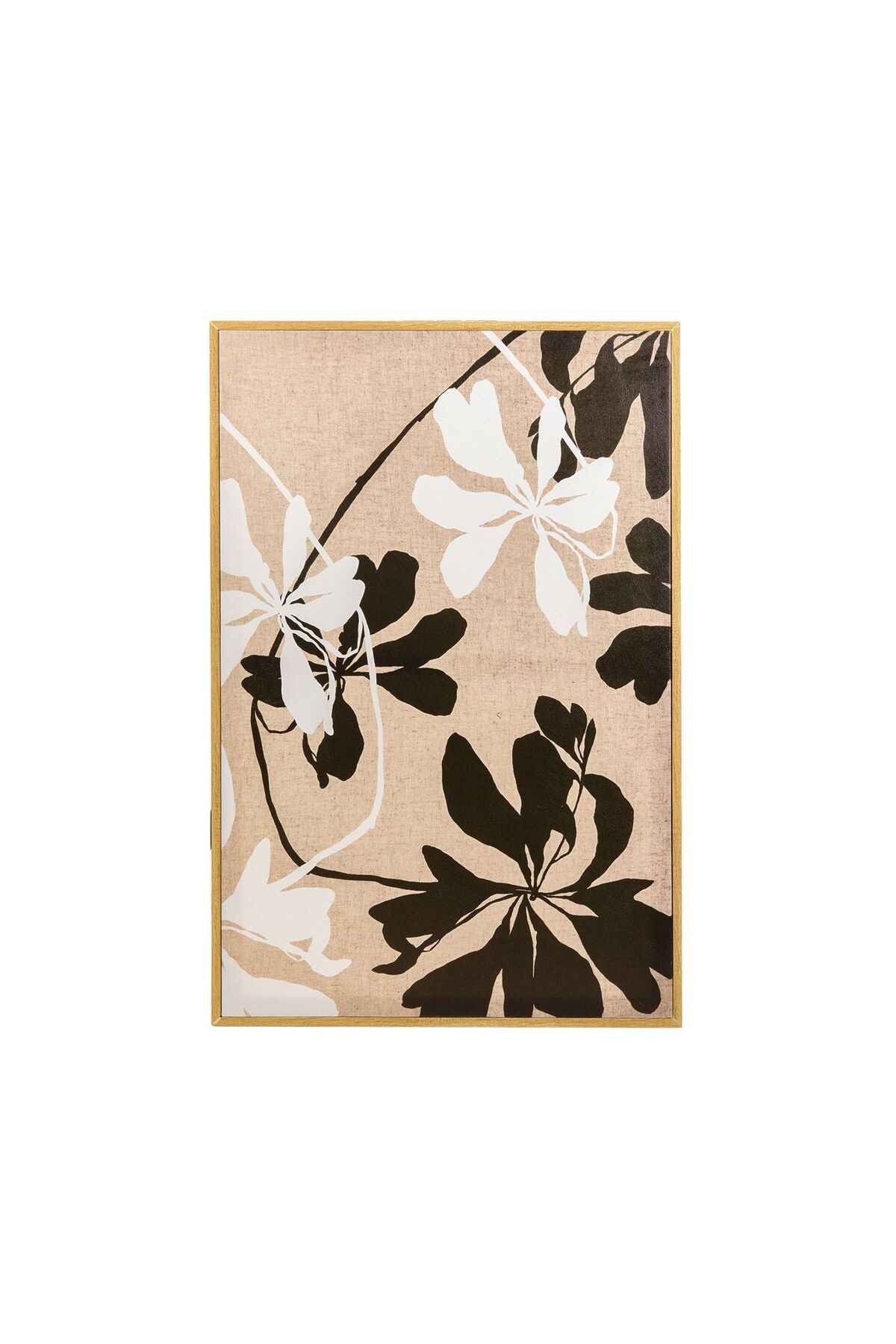 ASPARTAM Flora Tablo - Bej / Kahverengi - 90x60 cm
