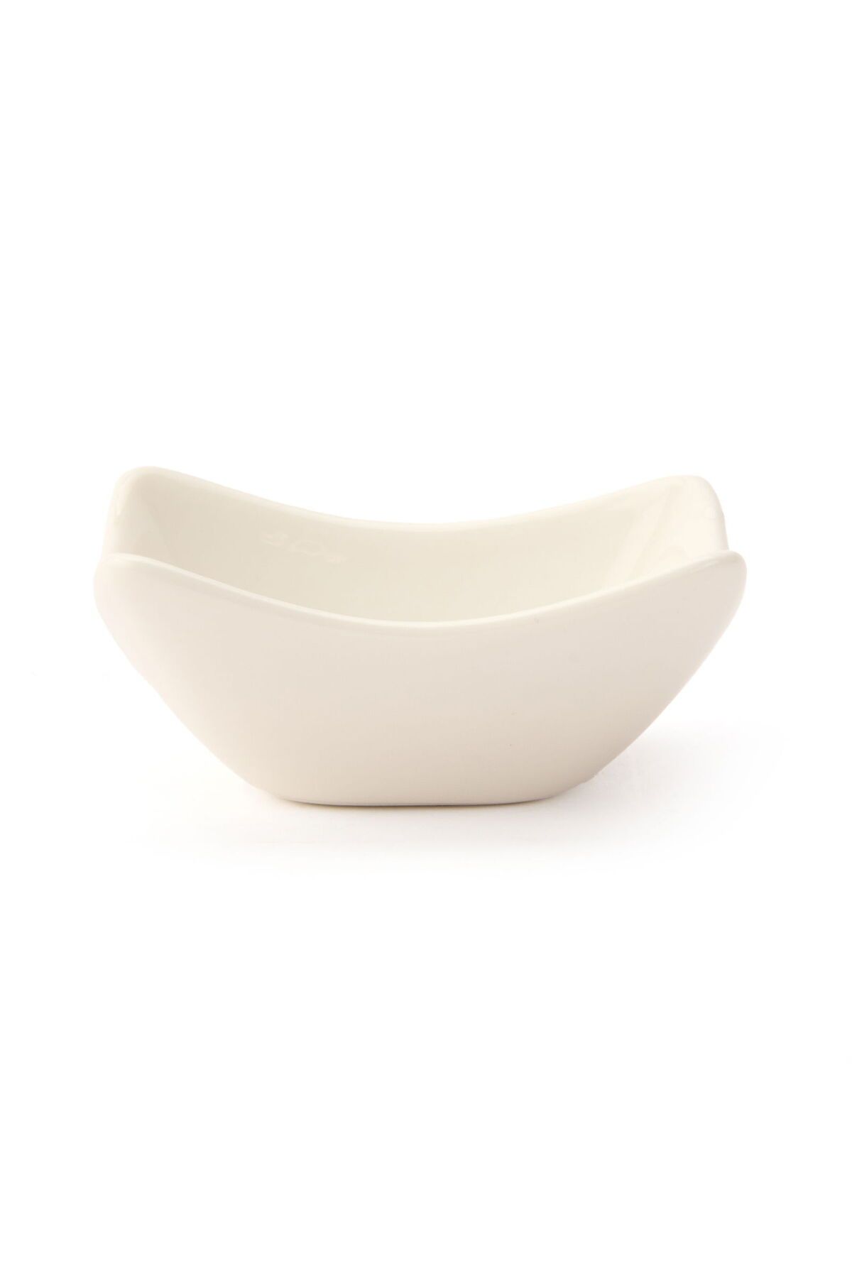 ASPARTAM Porselen Kare Sosluk ve Çerezlik - Beyaz - 7,5 cm