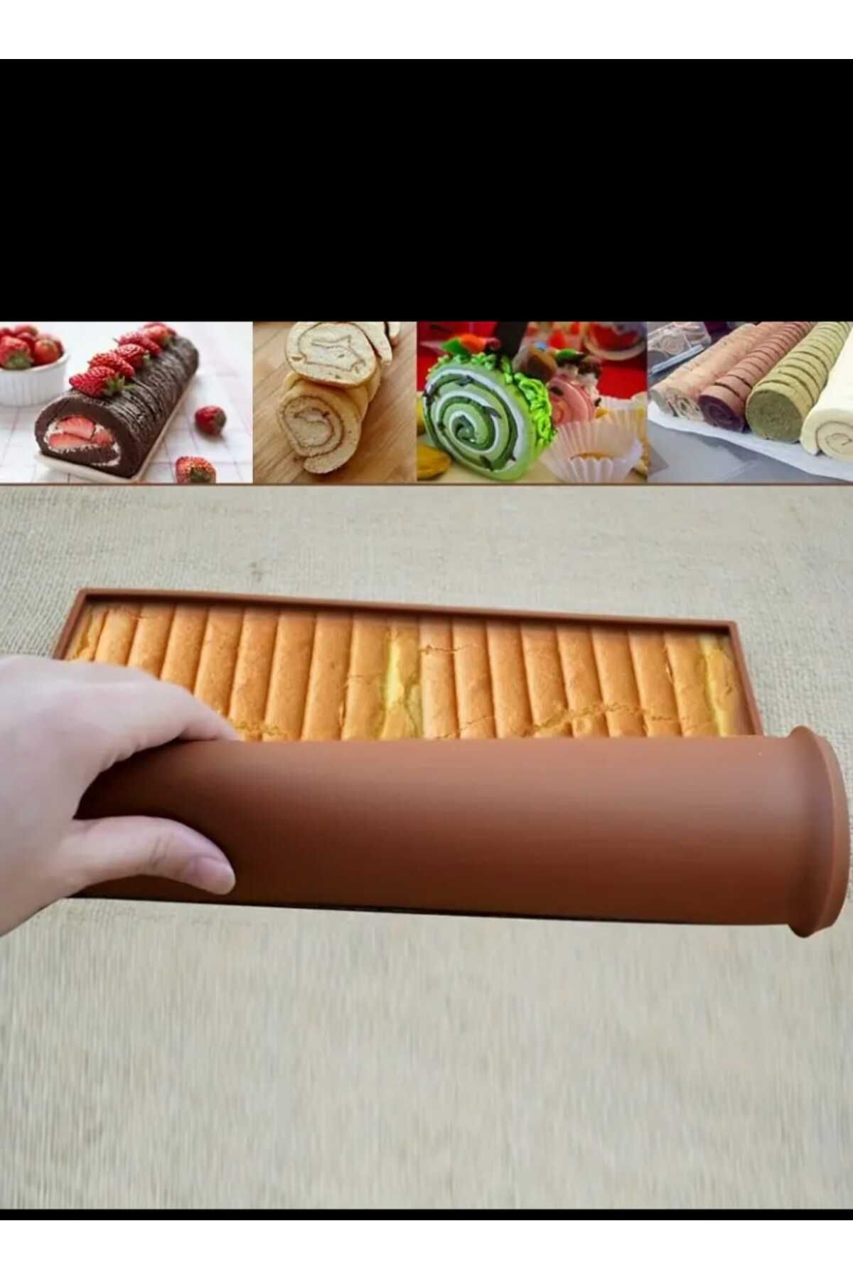 HZL HOME Silikon Rulo Pasta Yapma ve Fırın Matı - Yapışmaz, Isıya Dayanıklı