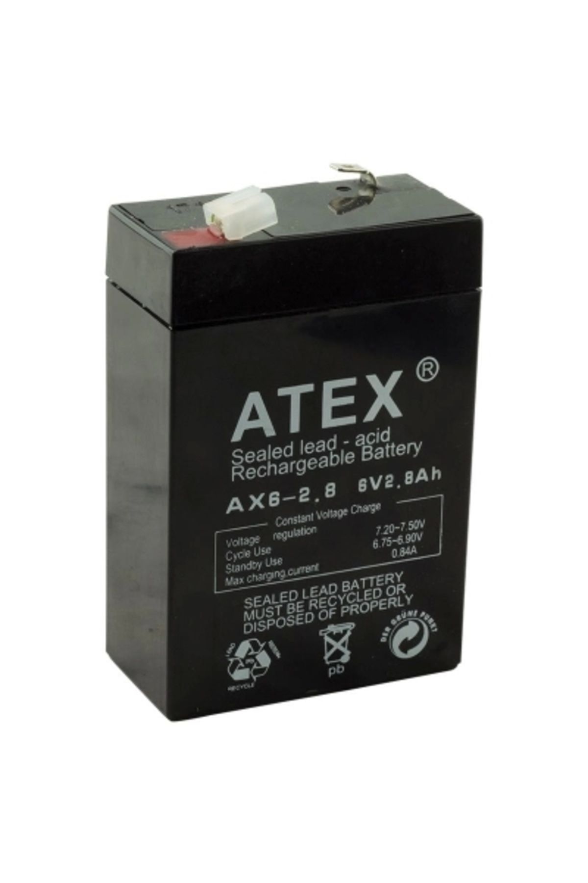 Beruflic İnce Akü 6v 2.8ah Amper