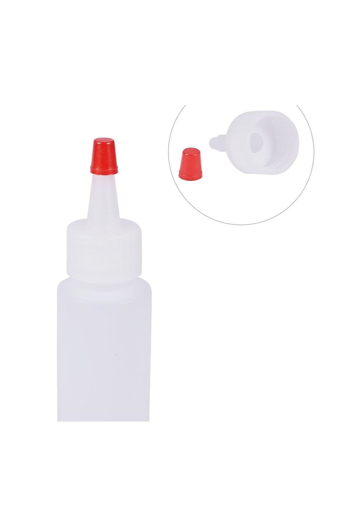 zola-Decorating and plating containers set,2 pieces, different sizes 60- 120 ml, transparent white 6