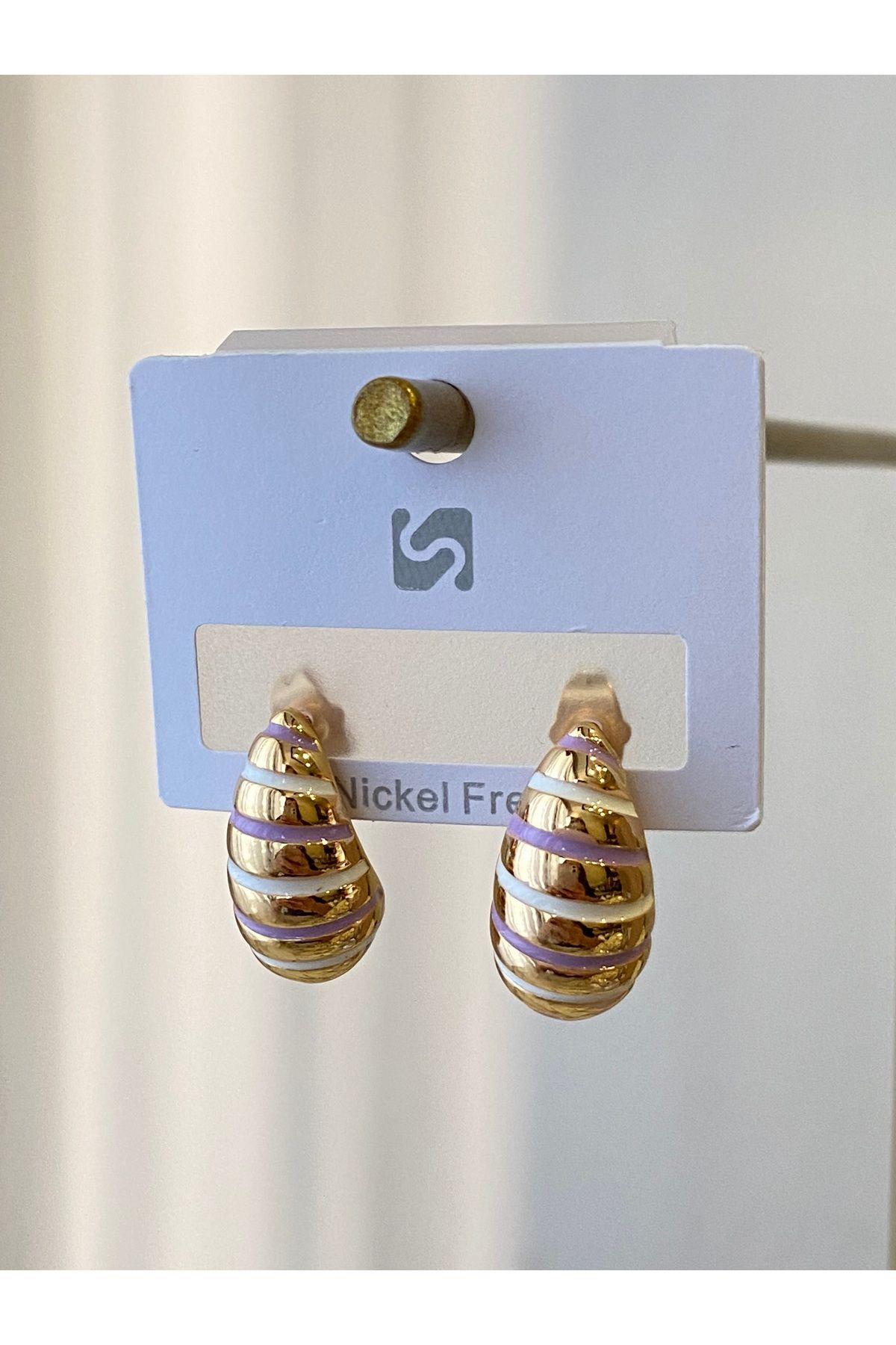 Çelik Spiral Model Bottega Çelik Küpe