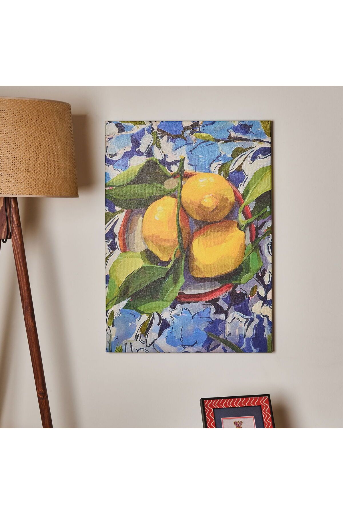 ASPARTAM Lime Cello Kanvas Tablo - Sarı - 50x70 cm