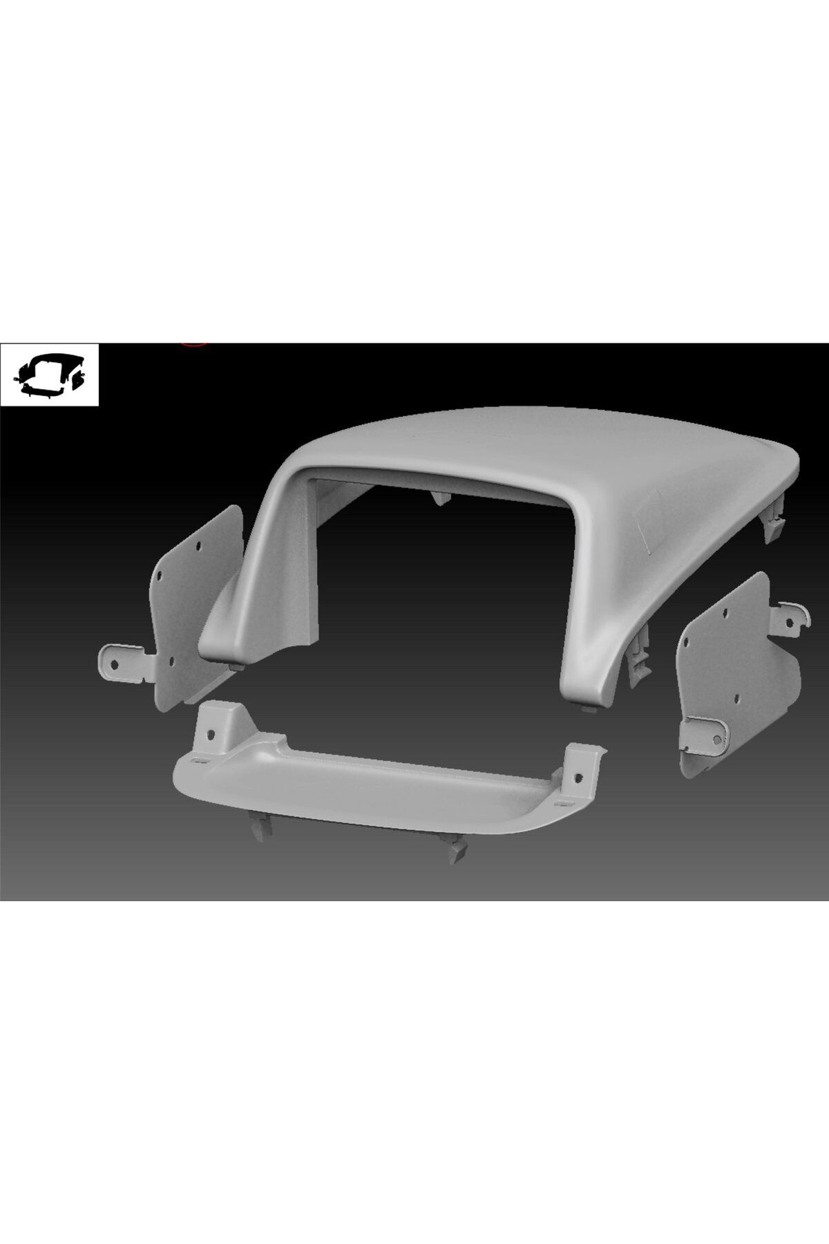 Lucest Subaru Forester Uyumlu Dash Pod ve Braketler (Plastik Aparattır!!!)