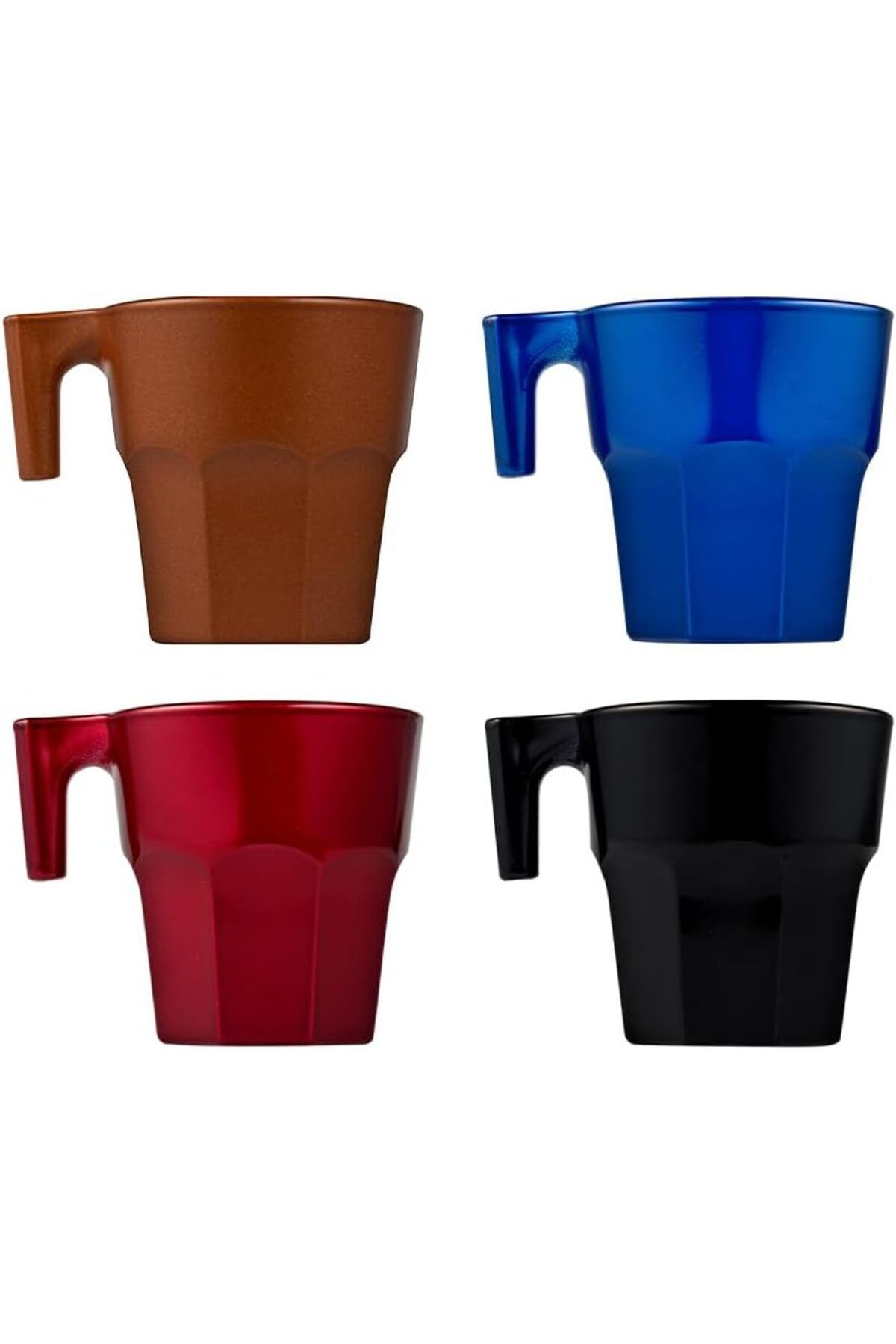 STOREMAX ELZ 96802 Casablanca Metallic Espresso Bardağı Seti, 4'lü FRNTR 1127478