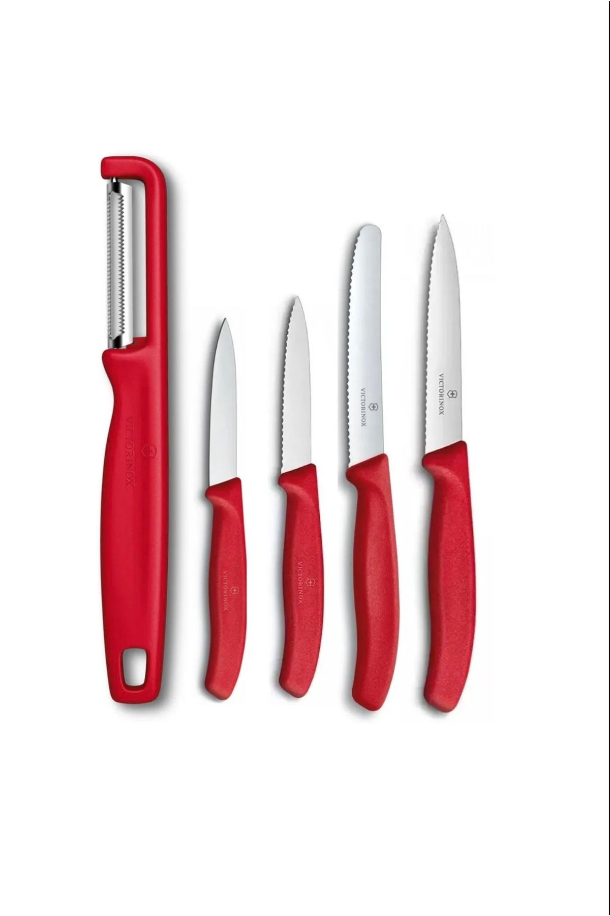 Victorinox Kırmızı 5 Li Büyük Soyma Seti