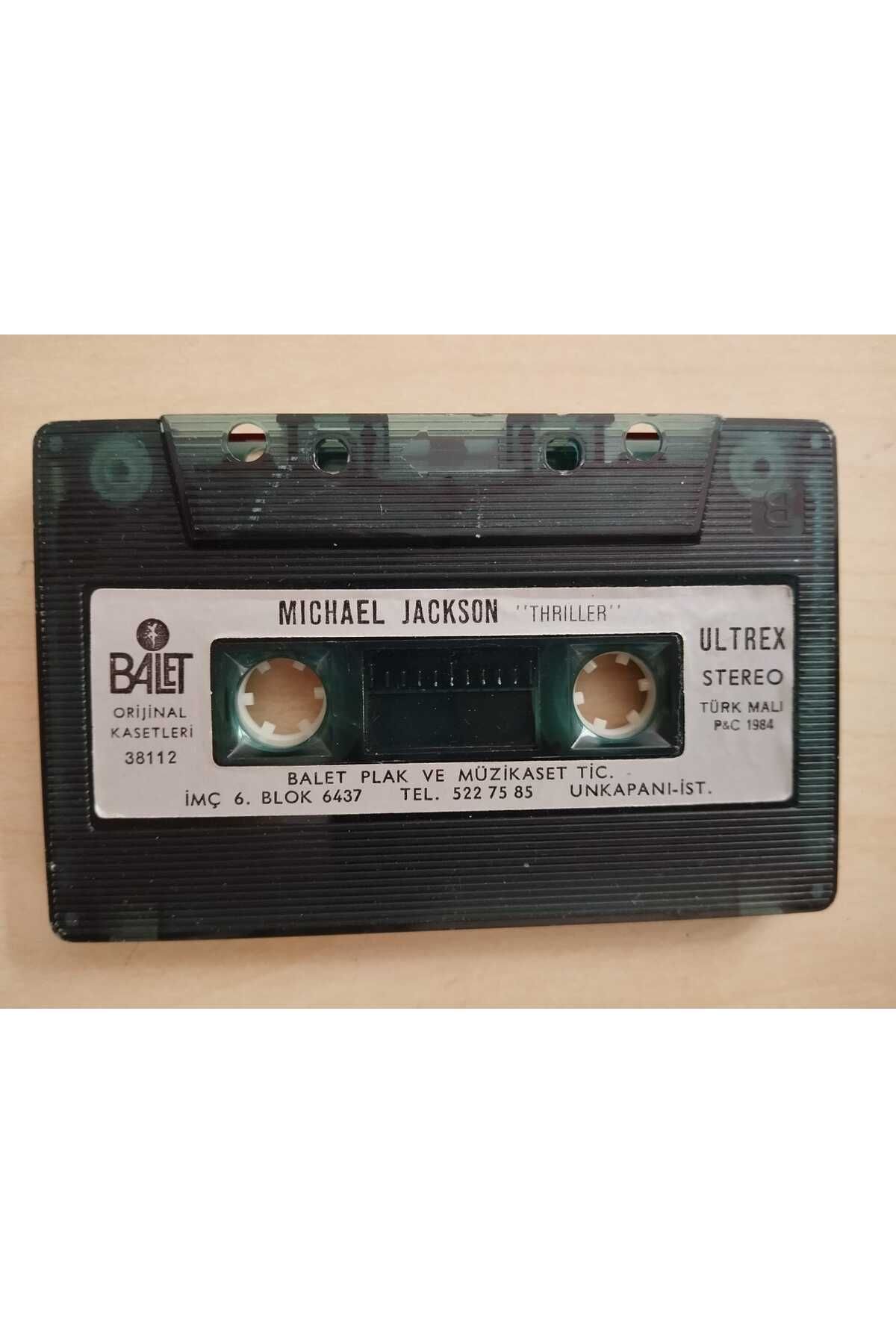 Plakperest Michael Jackson – Thriller - 1992 Türkiye Basım Kaset Albüm/Kartonetsiz-2.el