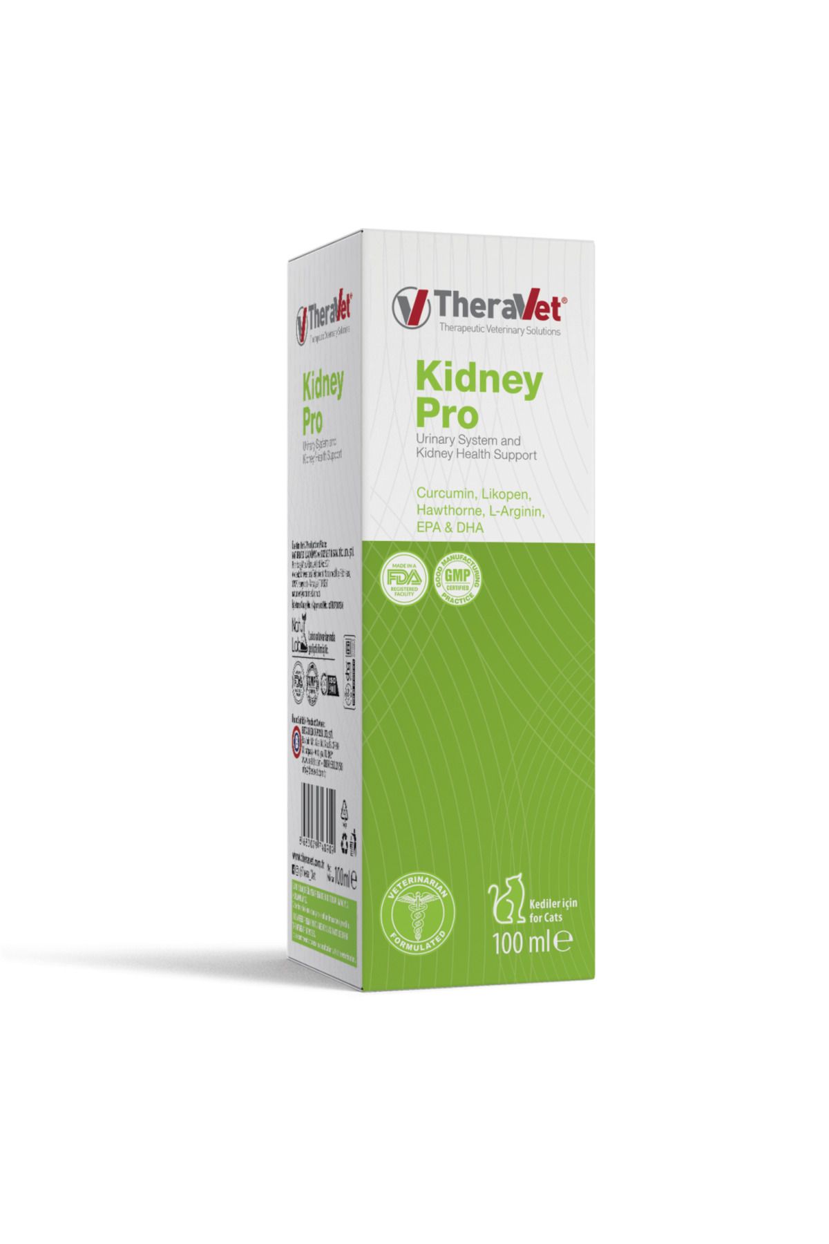 theraveti KidneyPro 100 ml Kediler & Köpekler için.