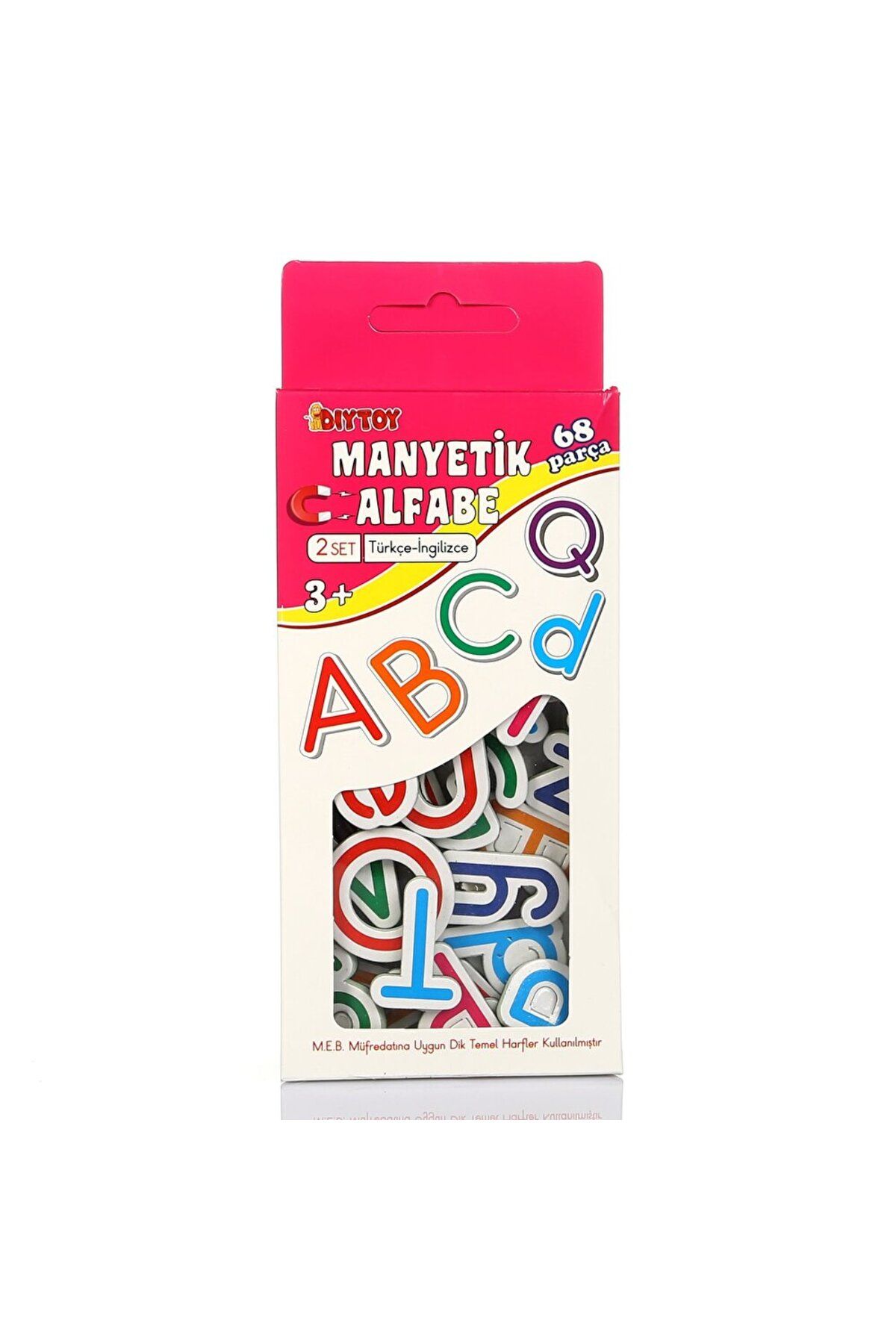 MATMEL Manyetik Alfabe Türkçe - İngilizce  Eğitici Oyuncak