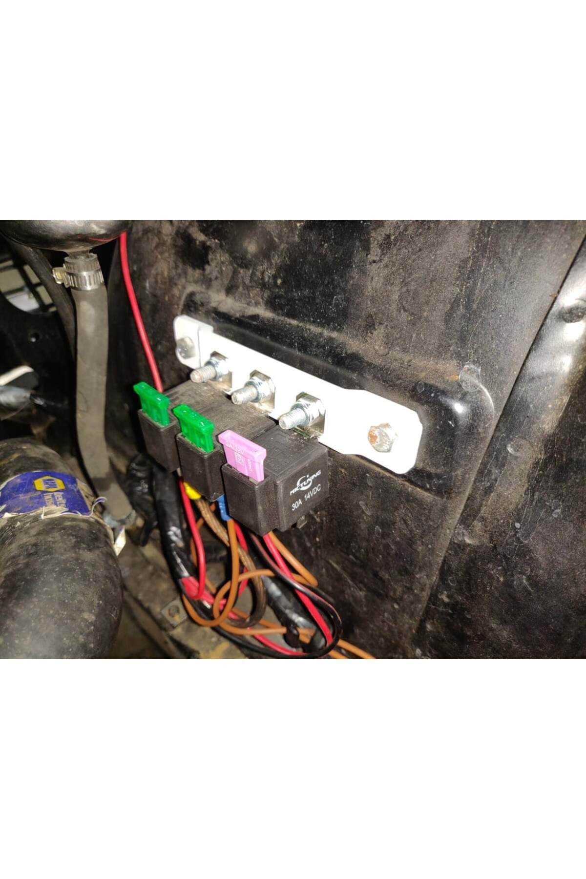 Lucest 240Z/260Z Uyumlu Far Yükseltme Röle Tutucu Braketi - 3 Pozisyon (Plastik Aparattır!!!)