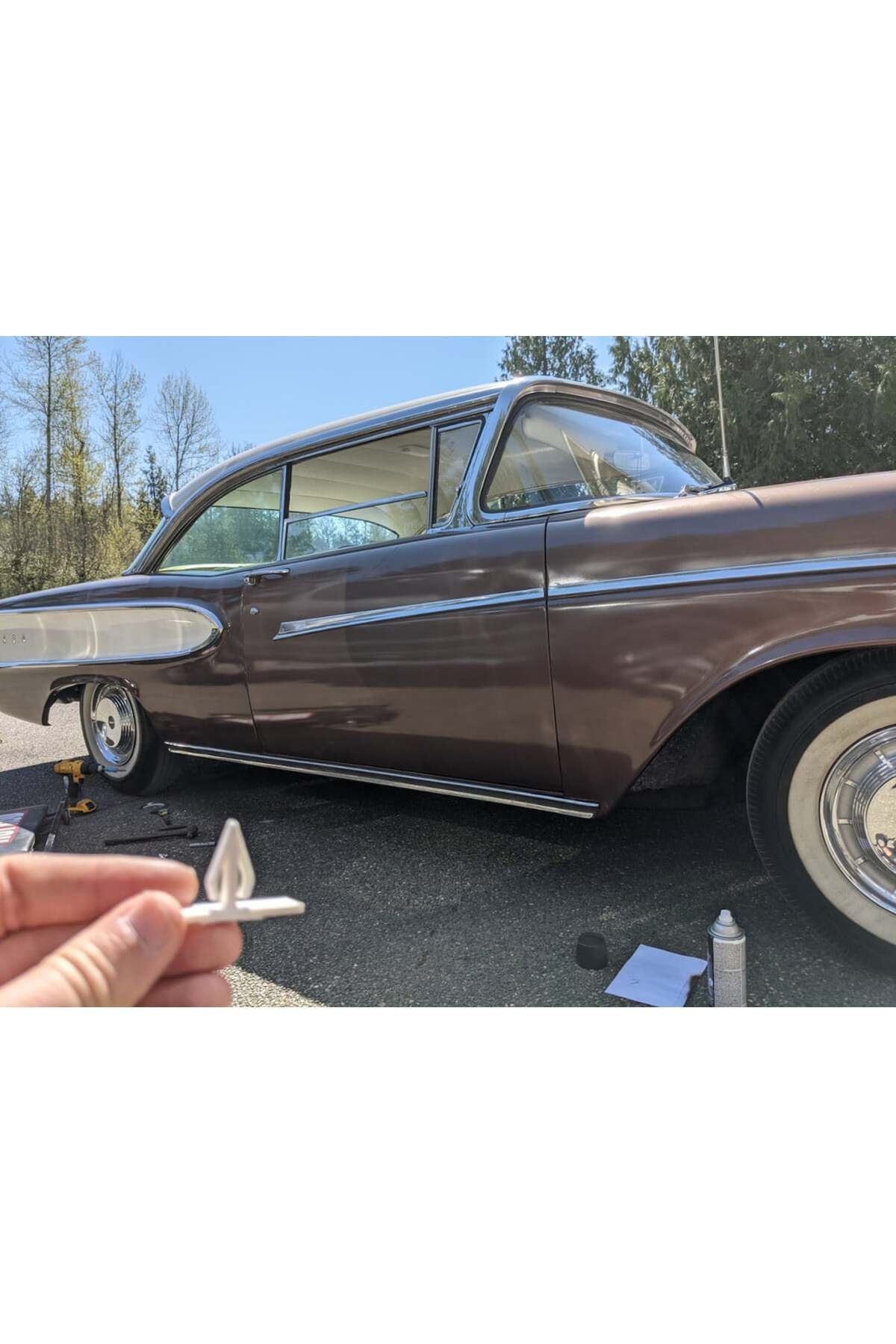 Lucest 1958 Edsel Külbütör Trim Klipsi (Plastik Aparattır!!!)