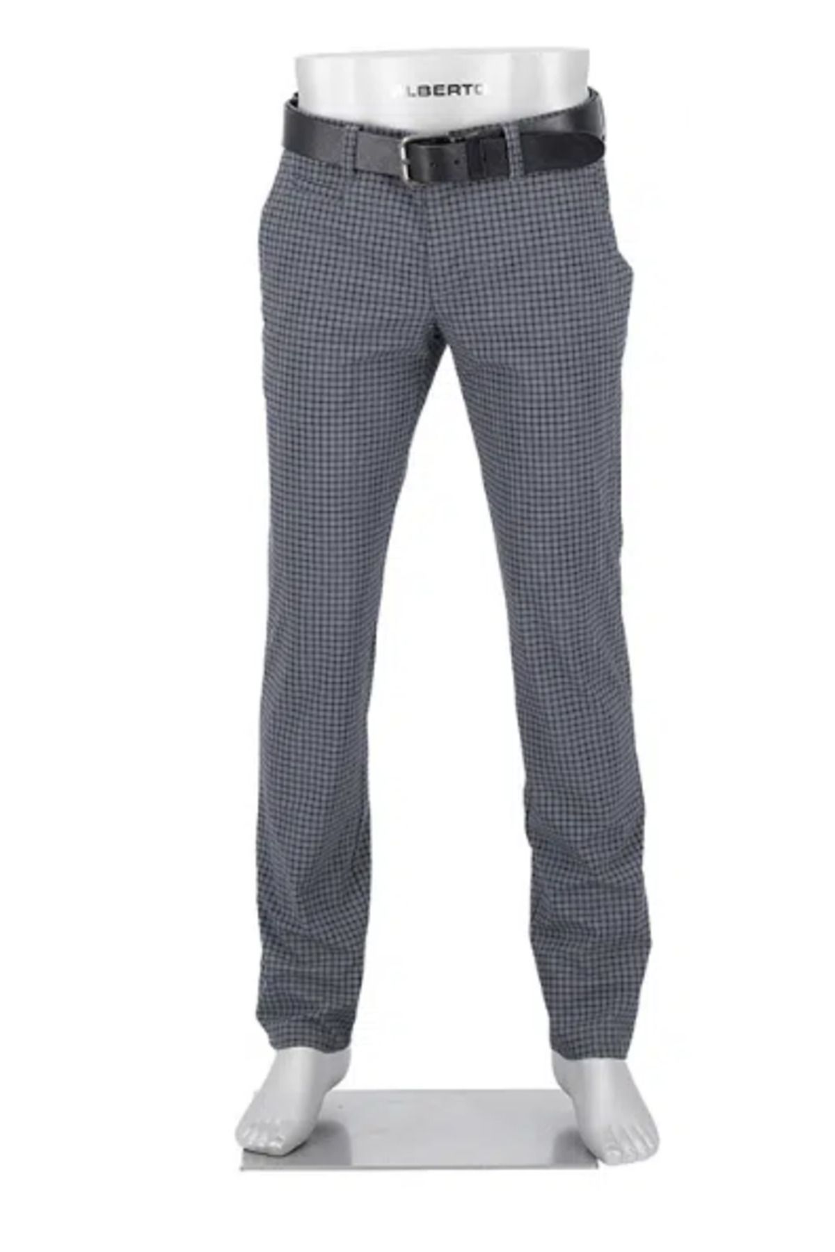 Alberto Rookie Revolutional Check Kareli Regular Fit Erkek Pantolon