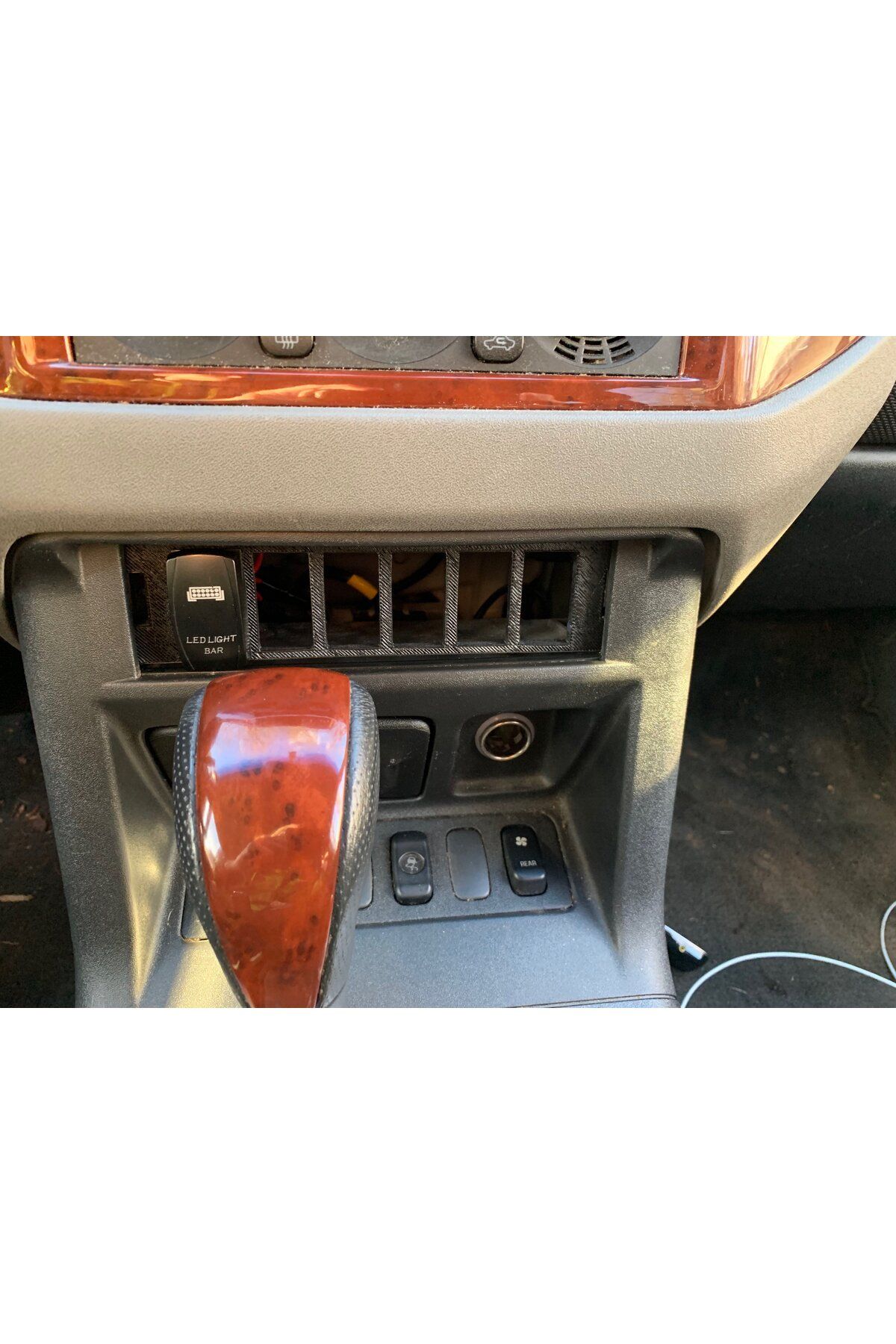 Lucest Gen 3 Montero/Pajero 6 Din Rocker Switch Plakası (Plastik Aparattır!!!)