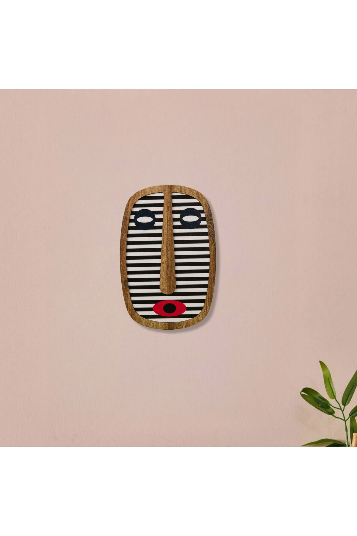 ASPARTAM Mask Duvar Panosu - Beyaz - 20 cm