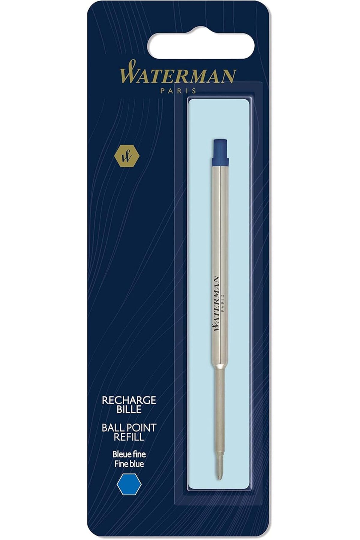 Mu Art Ahşap Mrt Tükenmez Kalem Refill, Tekli Blister, Fine (F) Uç, Mavi - 1964016 Art 871301