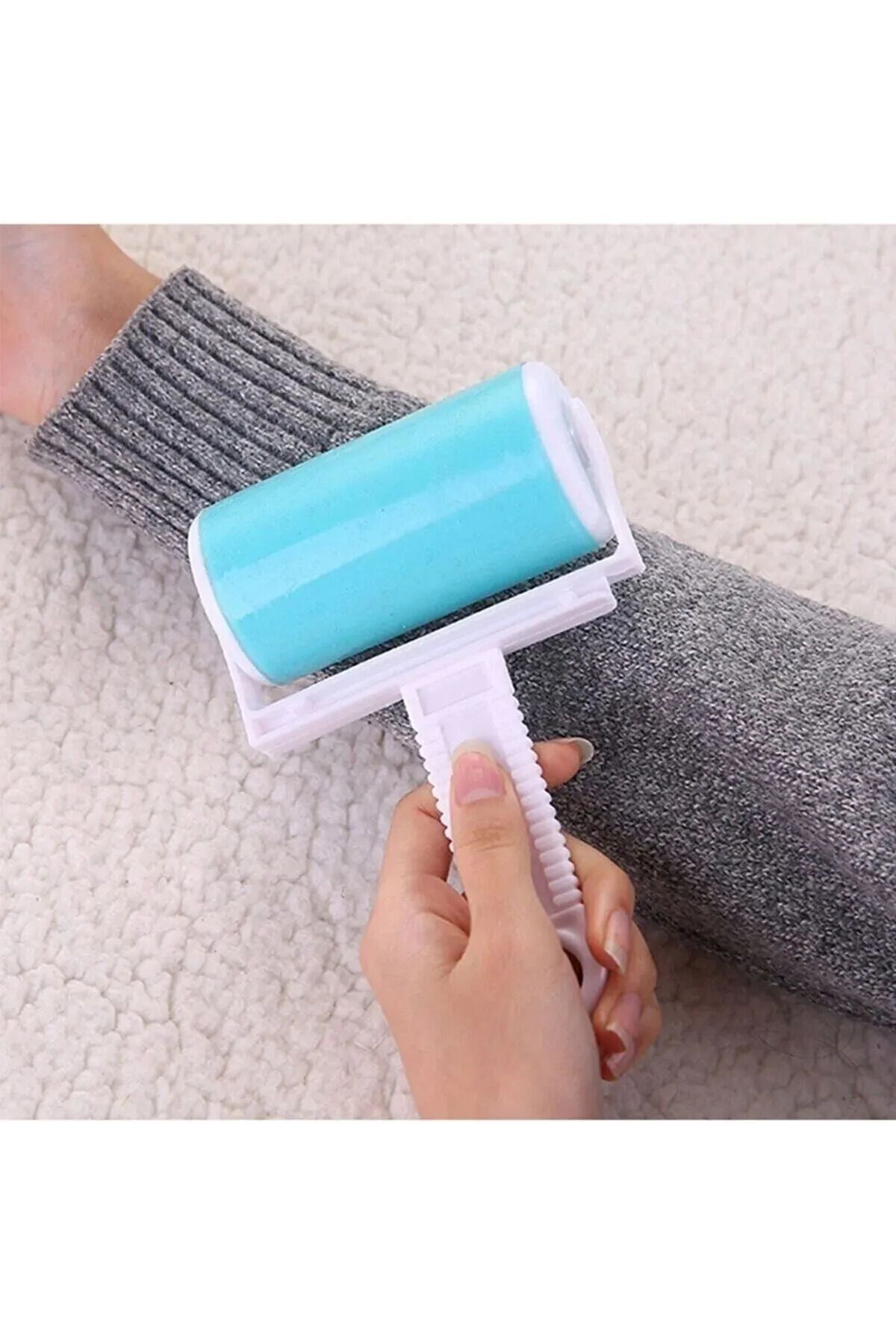 Toptanpro Yıkanabilir Pratik Elbise Halı Koltuk Kedi Köpek Hayvan Tüy Ve Toz Toplama Rulosu Aparatı