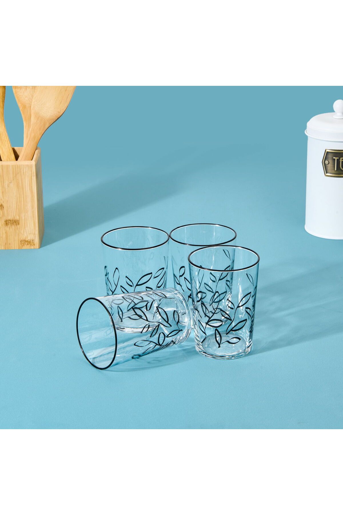 ASPARTAM Nemi 4'lü Meşrubat Bardağı - Renkli - 510 ml