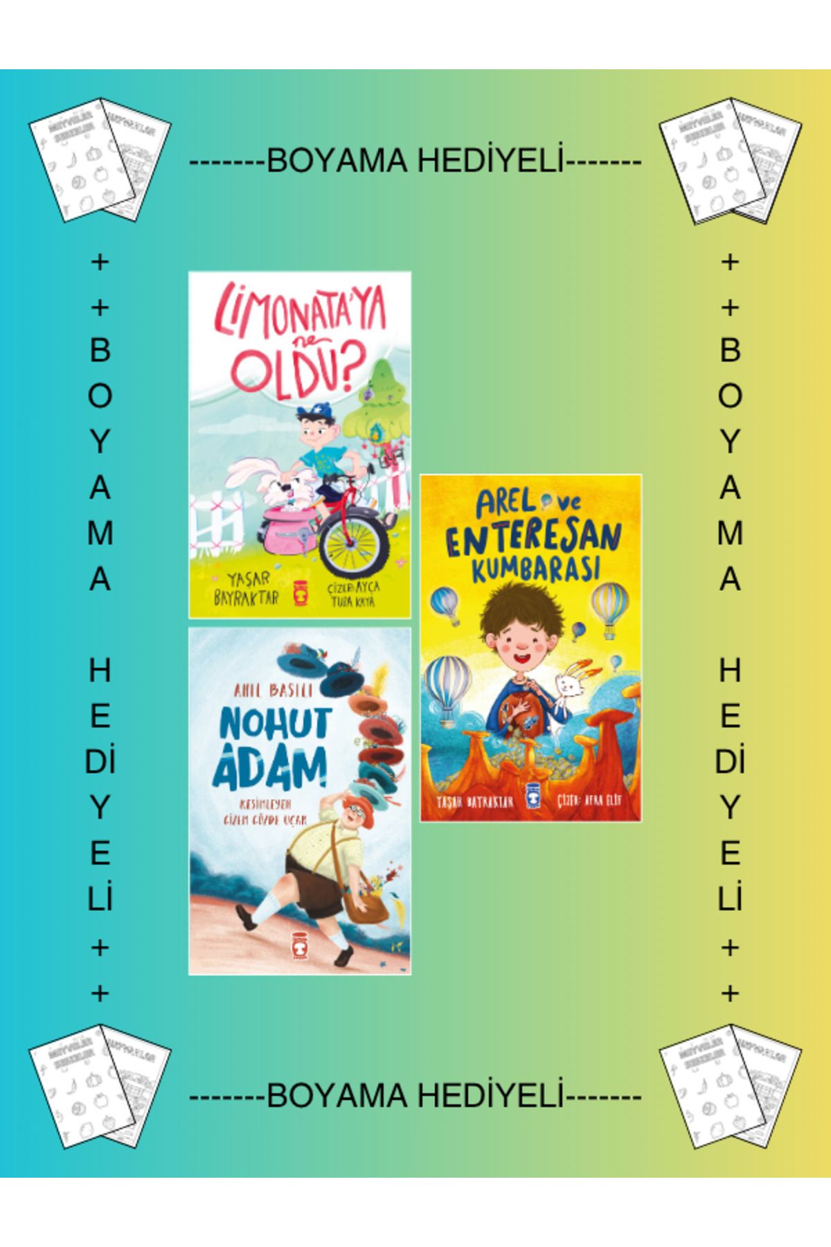 Timaş Çocuk Boyamalı - Limonataya Ne Oldu? - Arel ve Enteresan Kumbarası - Nohut Adam