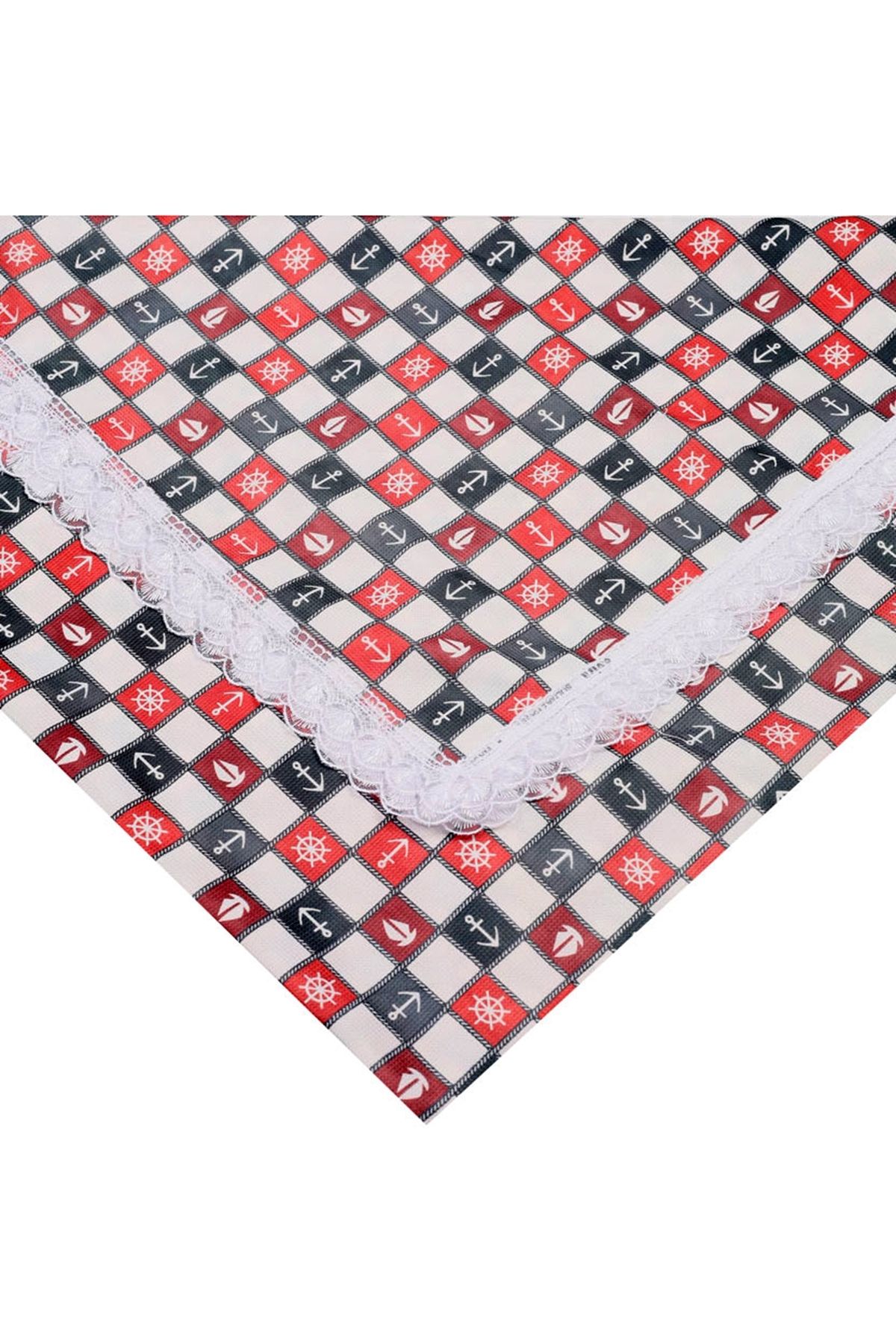 BAYSEM 150 X 200 cm. Güpürlü Dijital Raşel Masa Örtüsü - Sofra Bezi - Renk-07