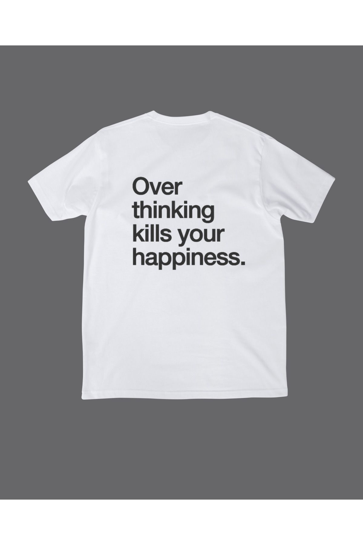 DAĞ TEKSTİL OVER THİNKİNG Oversize T-shirt
