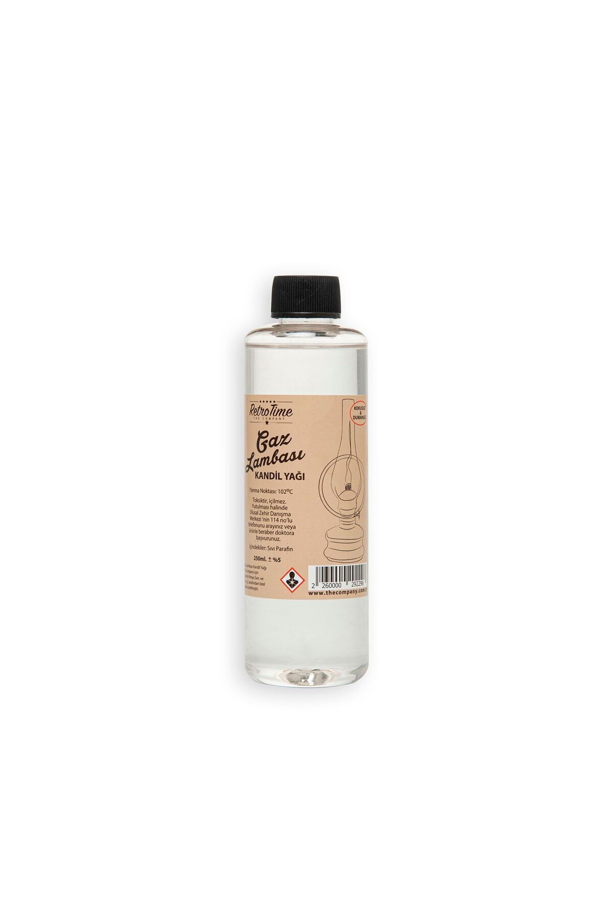 MATMEL Time Gaz Lambası/Kandil Yağı - 250 ml/