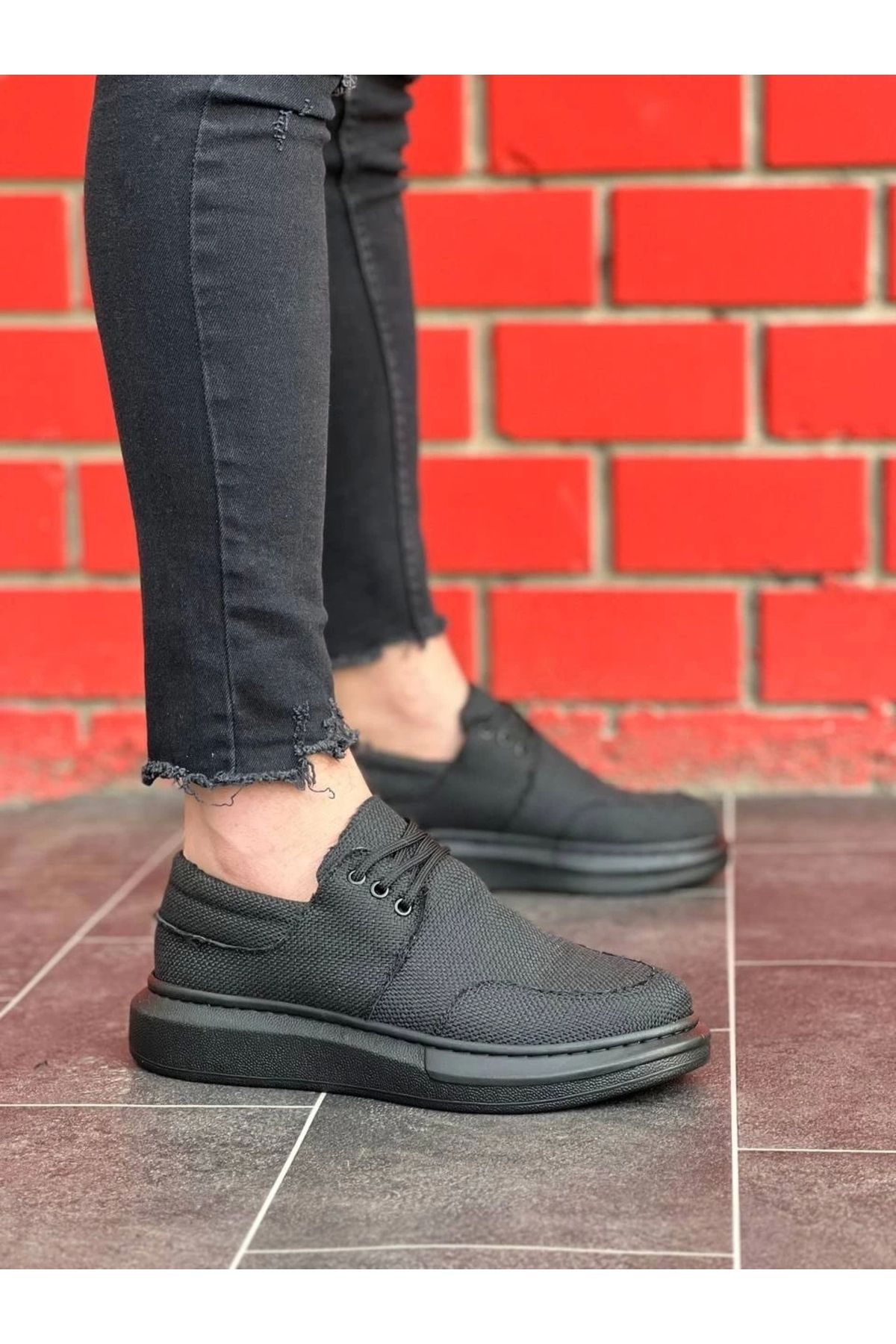 OurStyles KB-042 Kuback Bağcıklı Kömür Günlük Erkek Ayakkabı