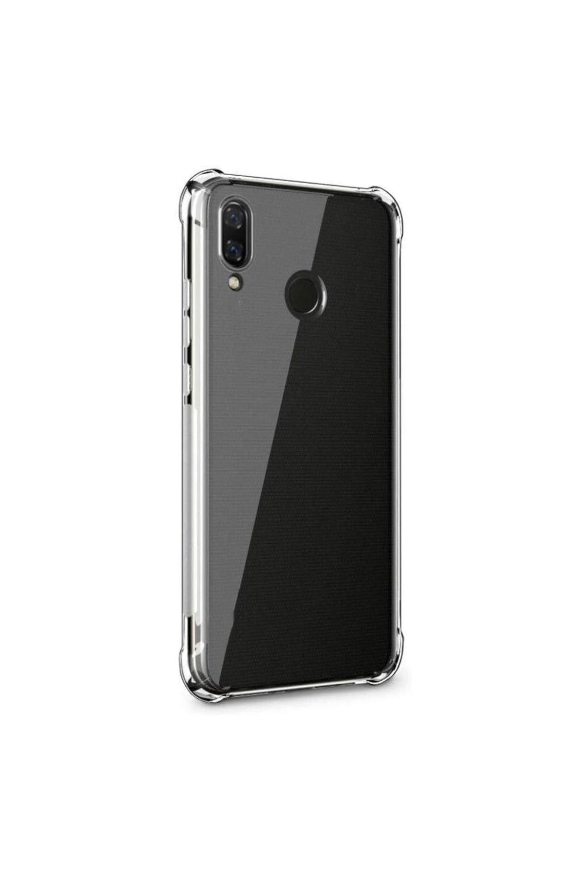 CaseArt Huawei Y7 2019 ile uyumlu Kapak Köşe Korumalı Airbag Antishock Şeffaf Silikon Kılıf