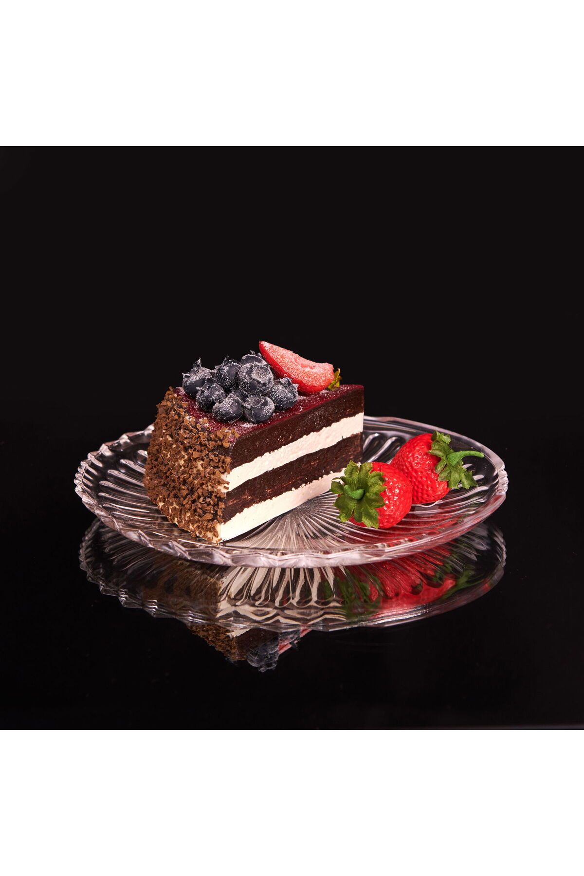 MATMEL Glass Damla Pasta Tabağı - 20x15 cm
