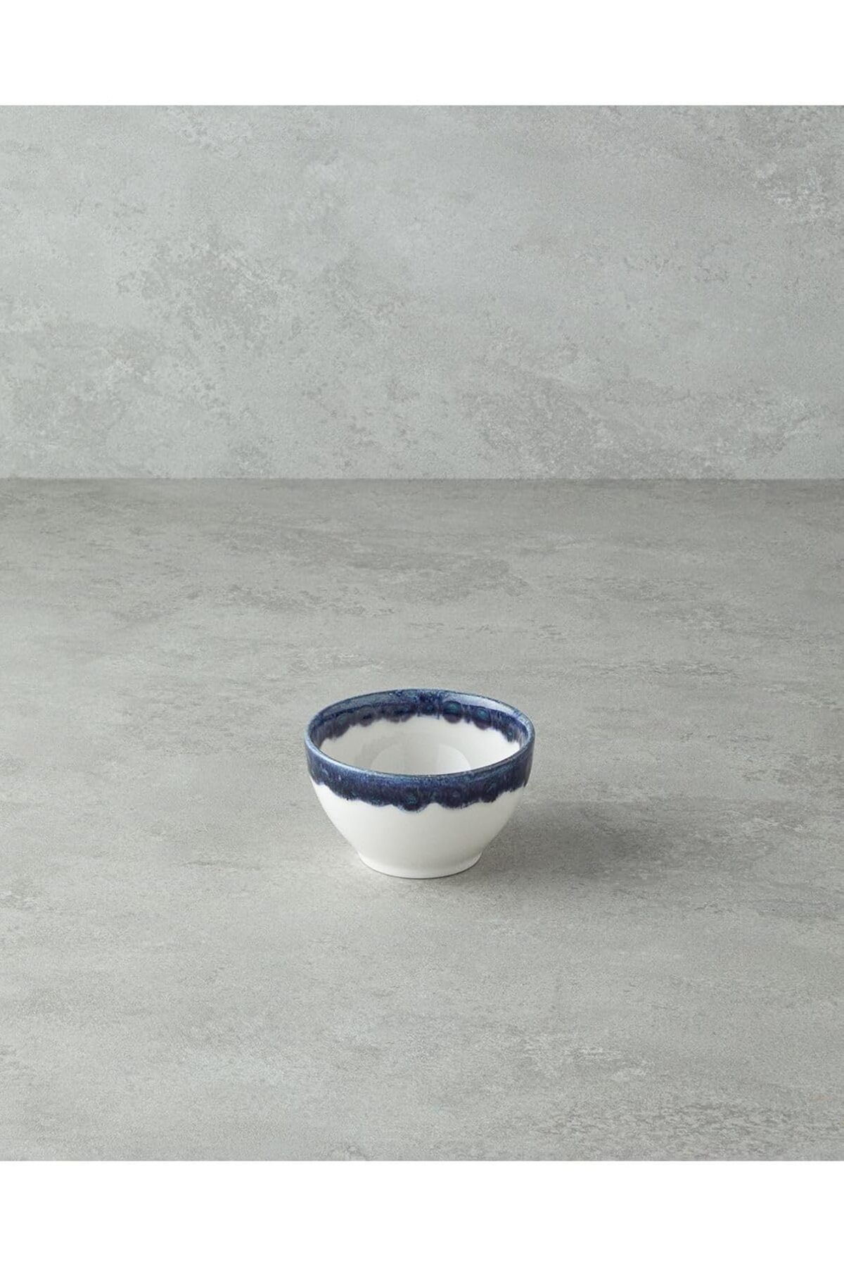 STOREMAX ELZ Home Larry Porselen Kase 10 cm Lacivert FRNTR 1127478