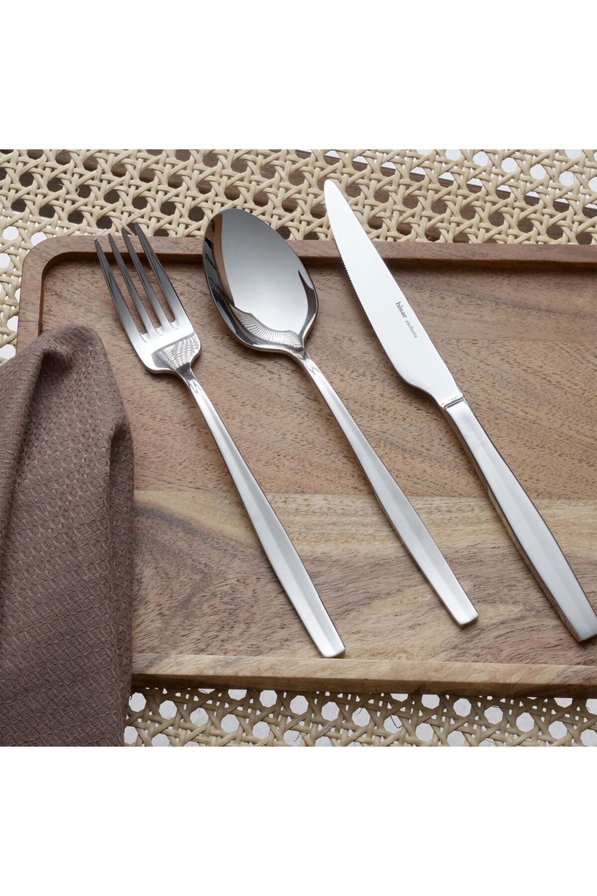 MATMEL Didim 24 Parça Çatal Kaşık Bıçak Seti - Inox