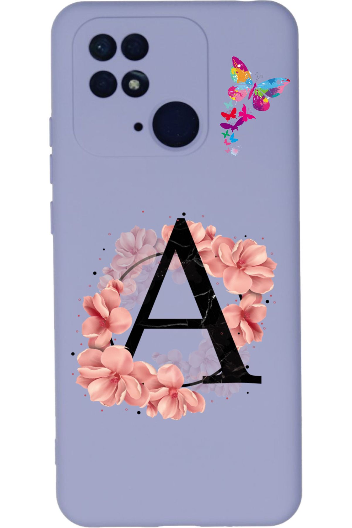Rotaks Xiaomi Redmi Note 10c Uyumlu Kılıf Silikon Esnek Soft ve Pürüzsüz İsme Özel Baskılı